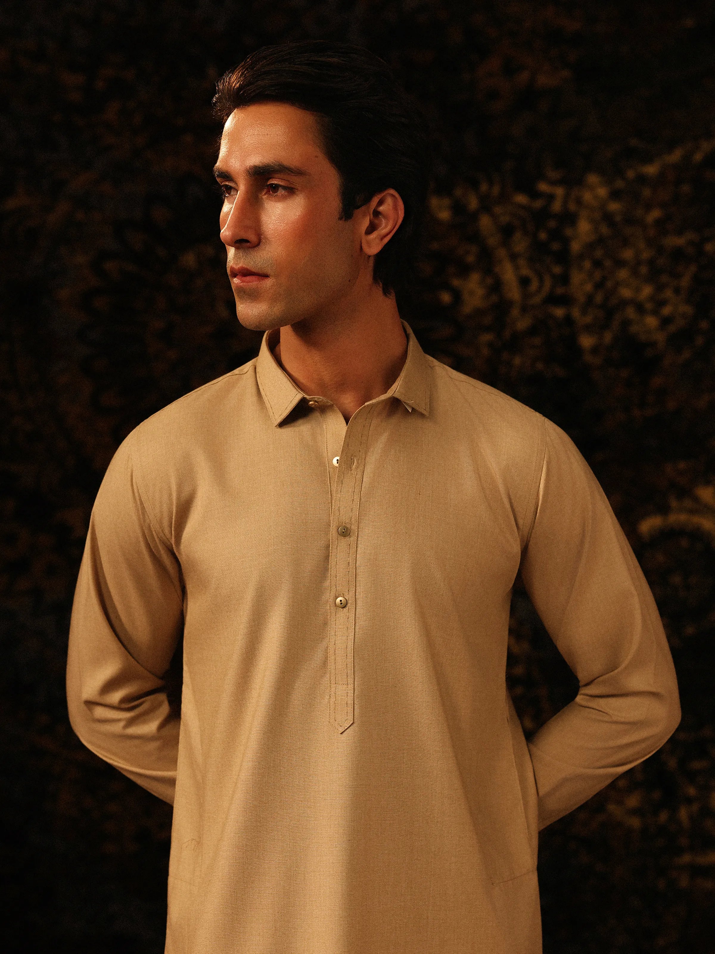 Beige Kurta Pajama