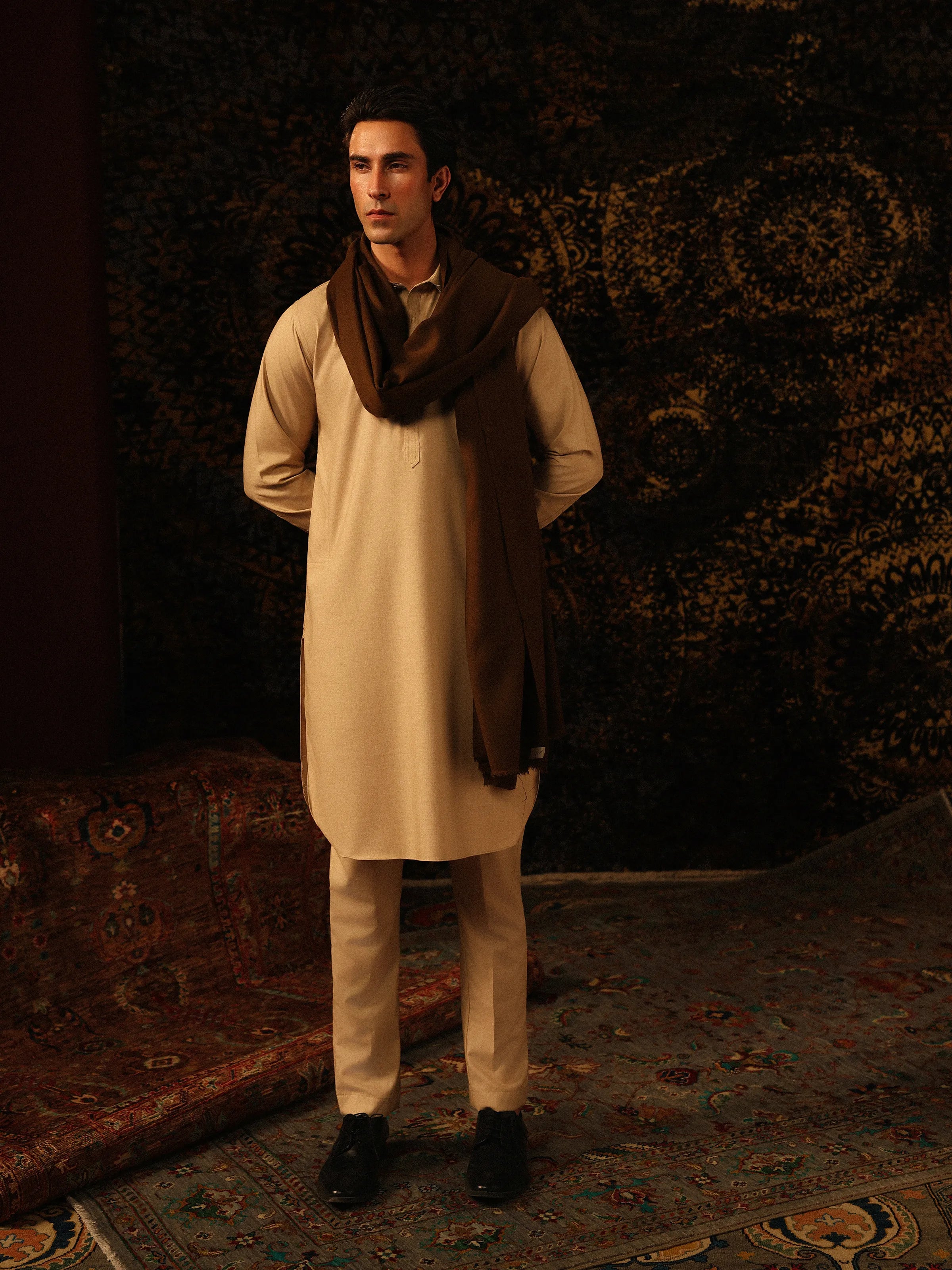 Beige Kurta Pajama