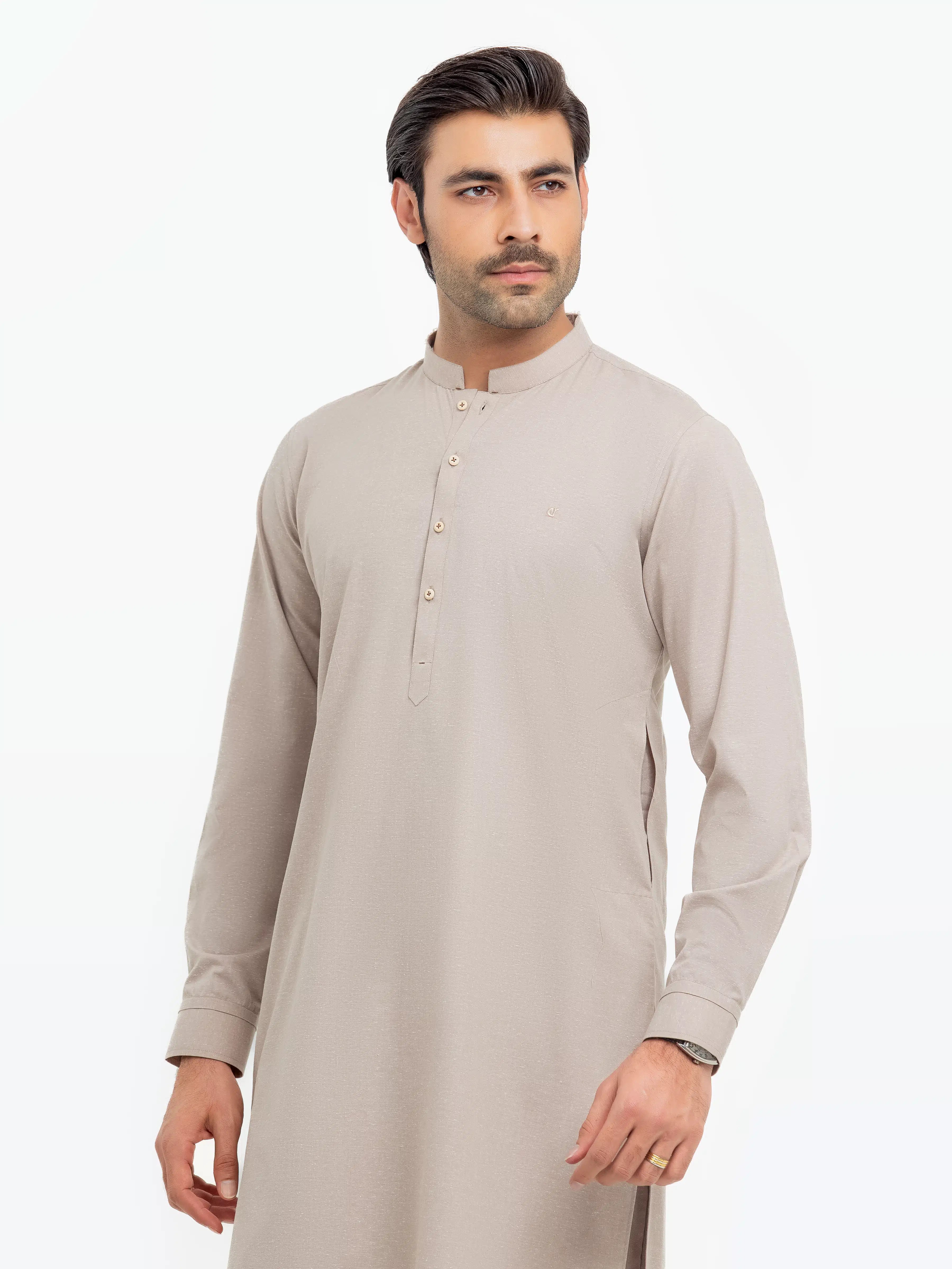 Beige Kurta Pajama