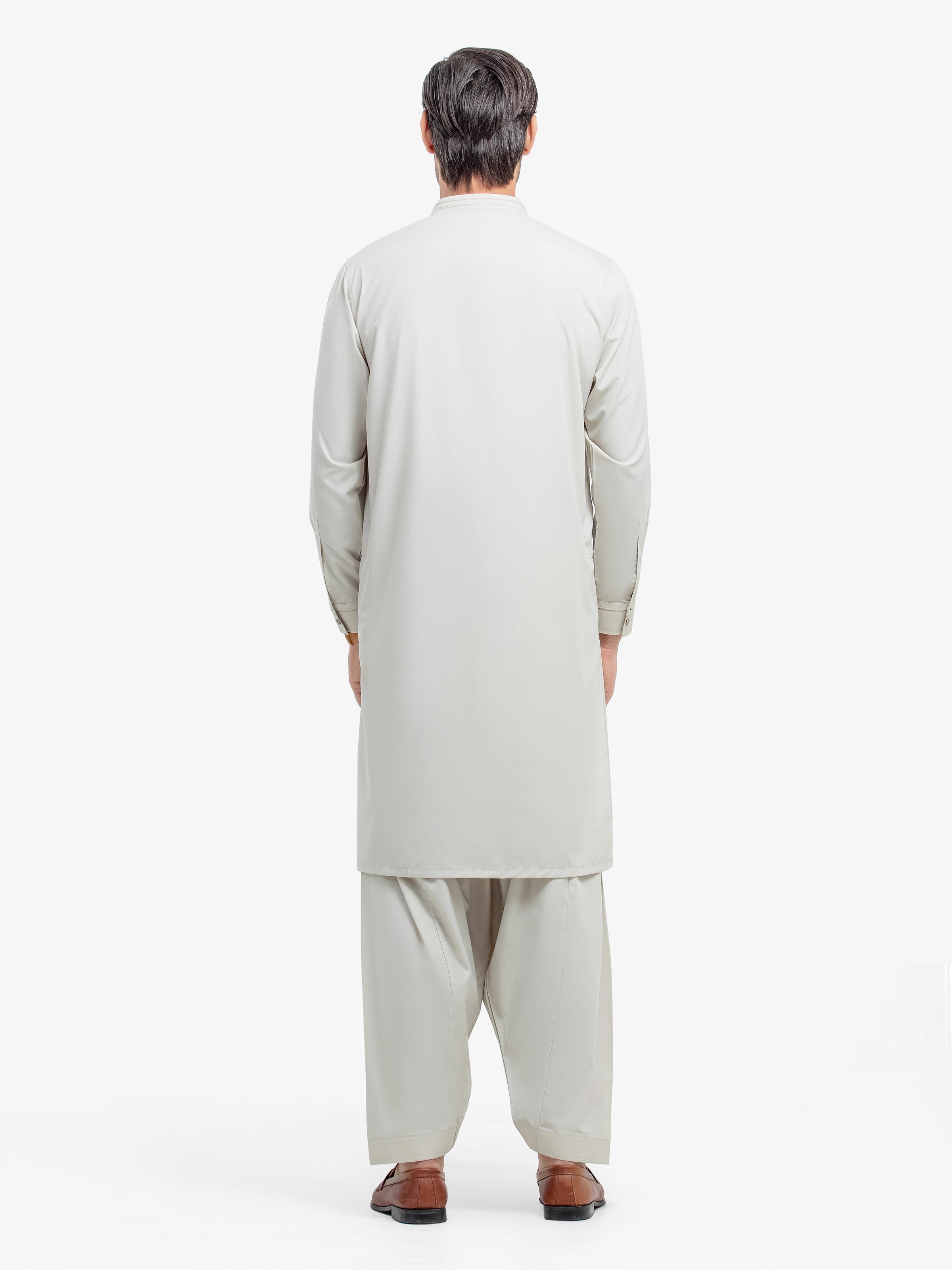 Beige Kurta Pajama Set