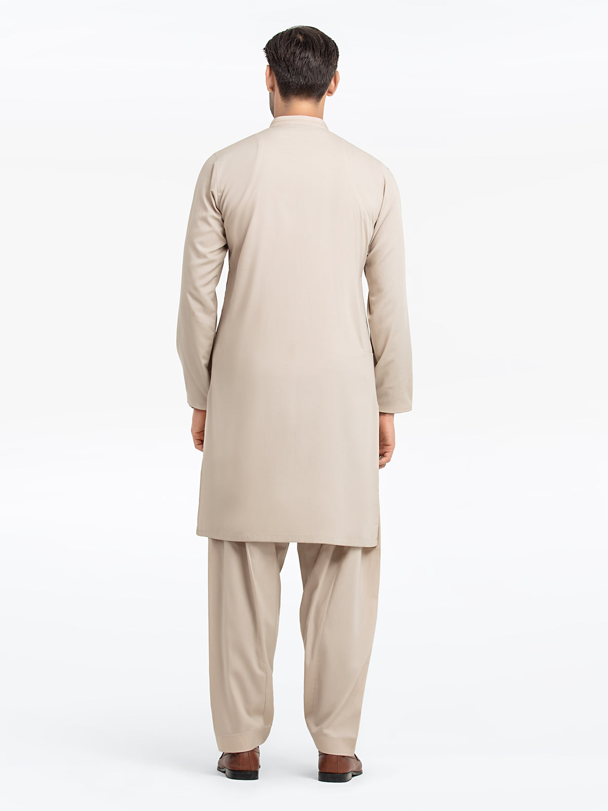 Beige Kurta Pajama Set