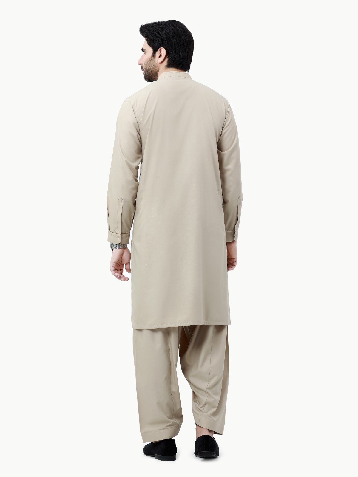 Beige Kurta Pajama Set