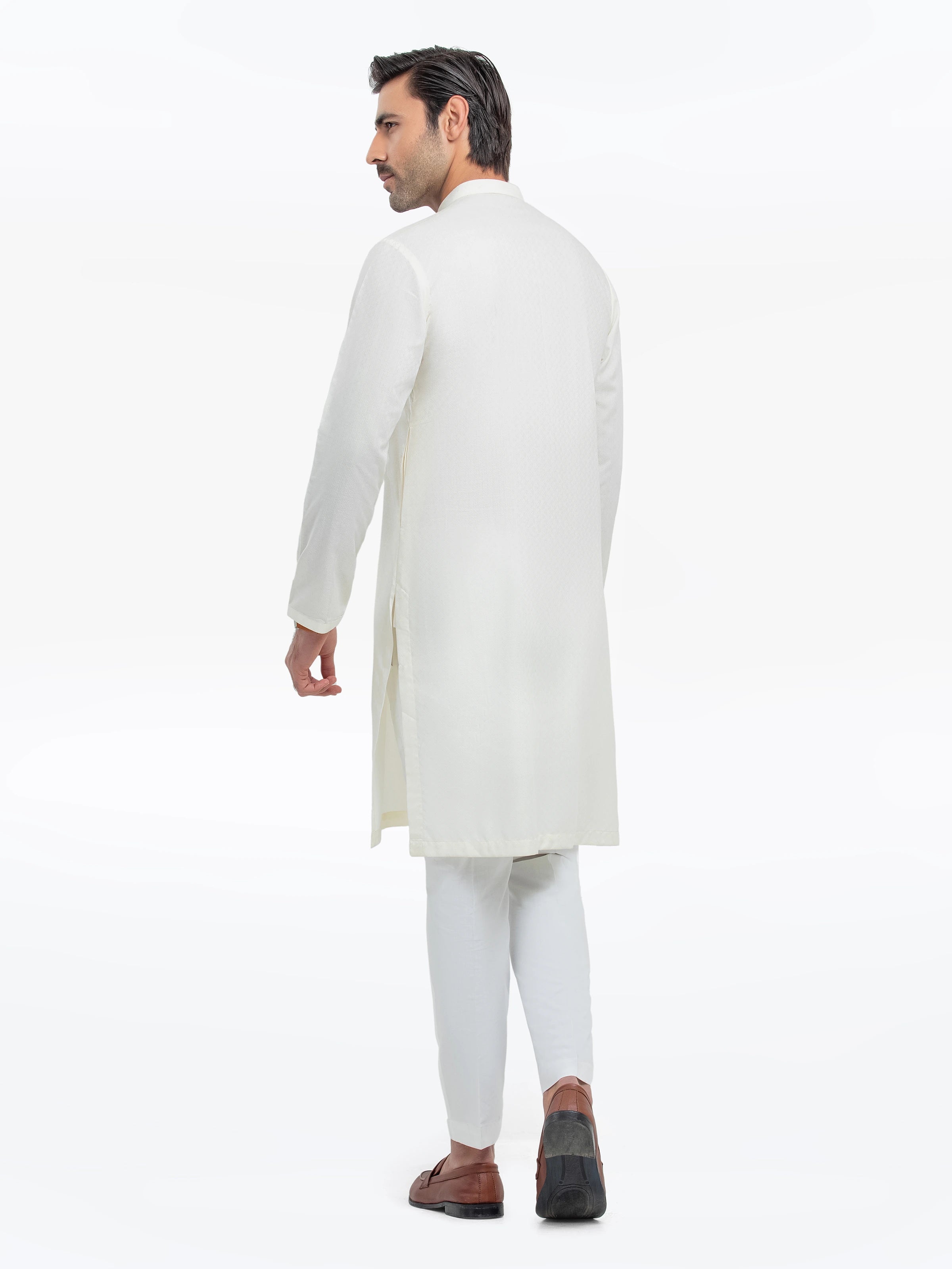 Cream Kurta