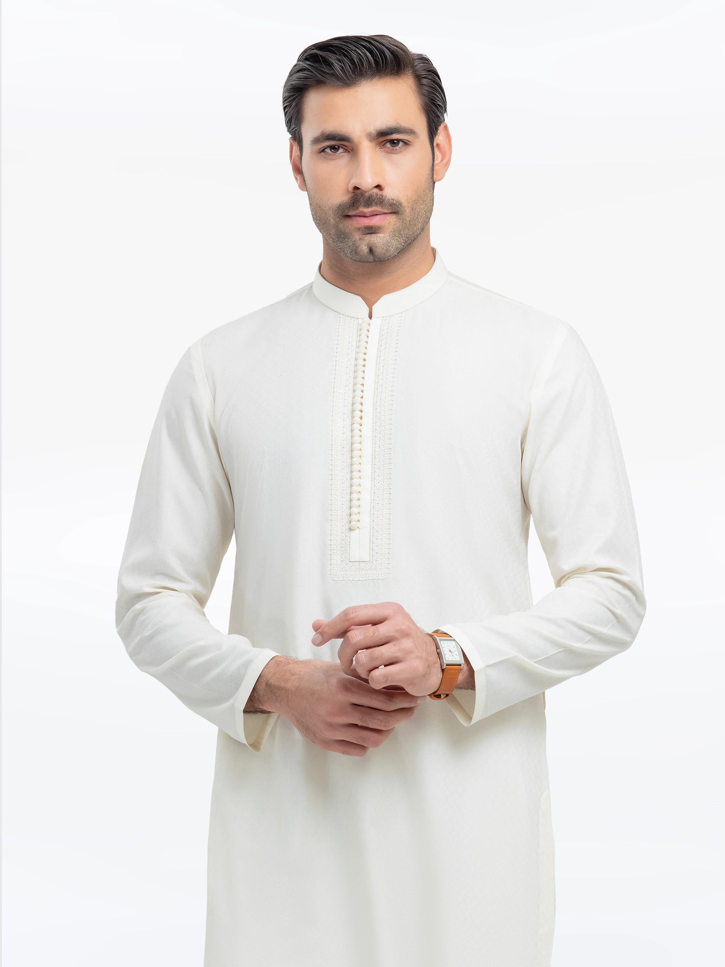 Cream Kurta