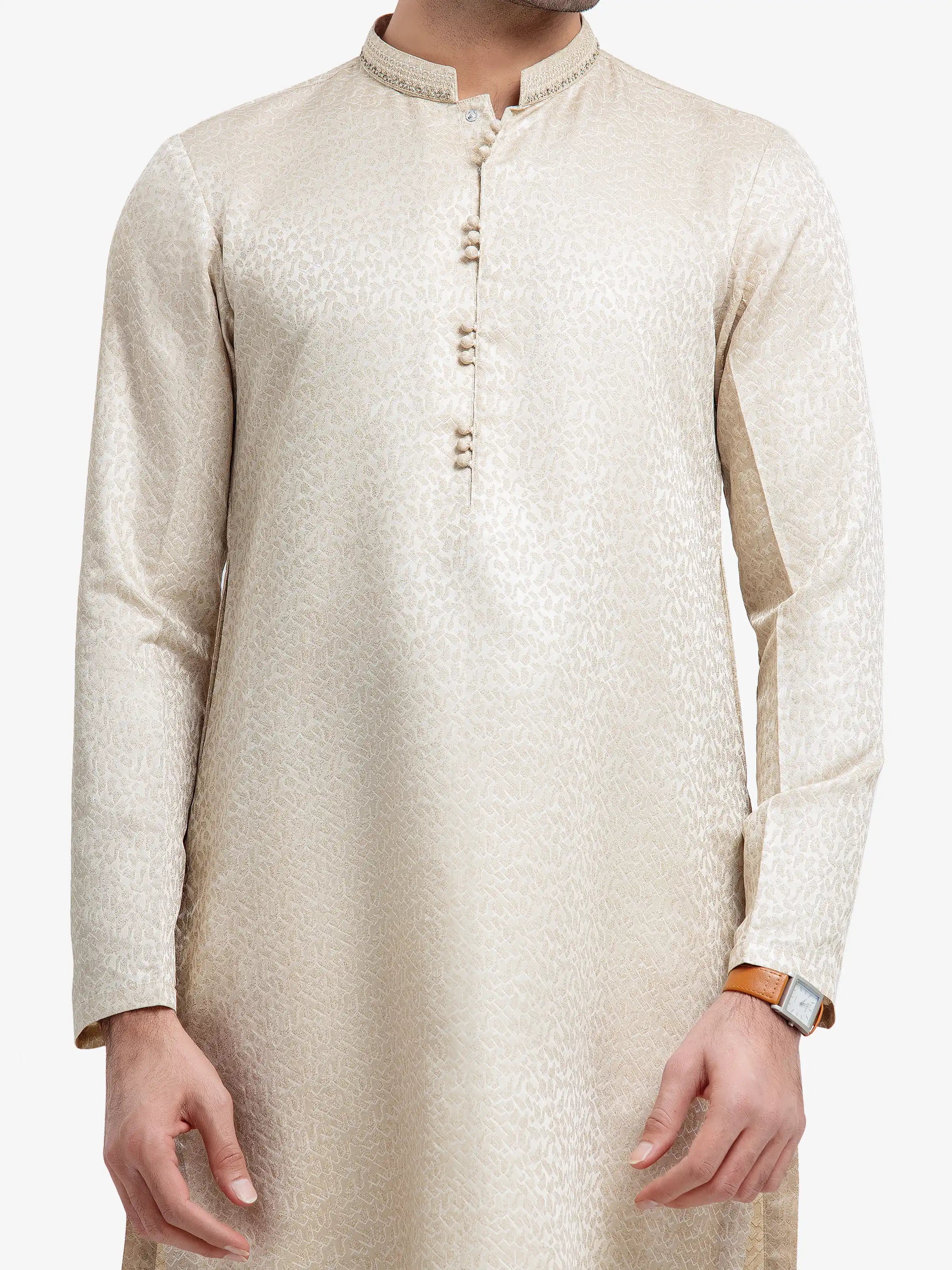 Cream Kurta