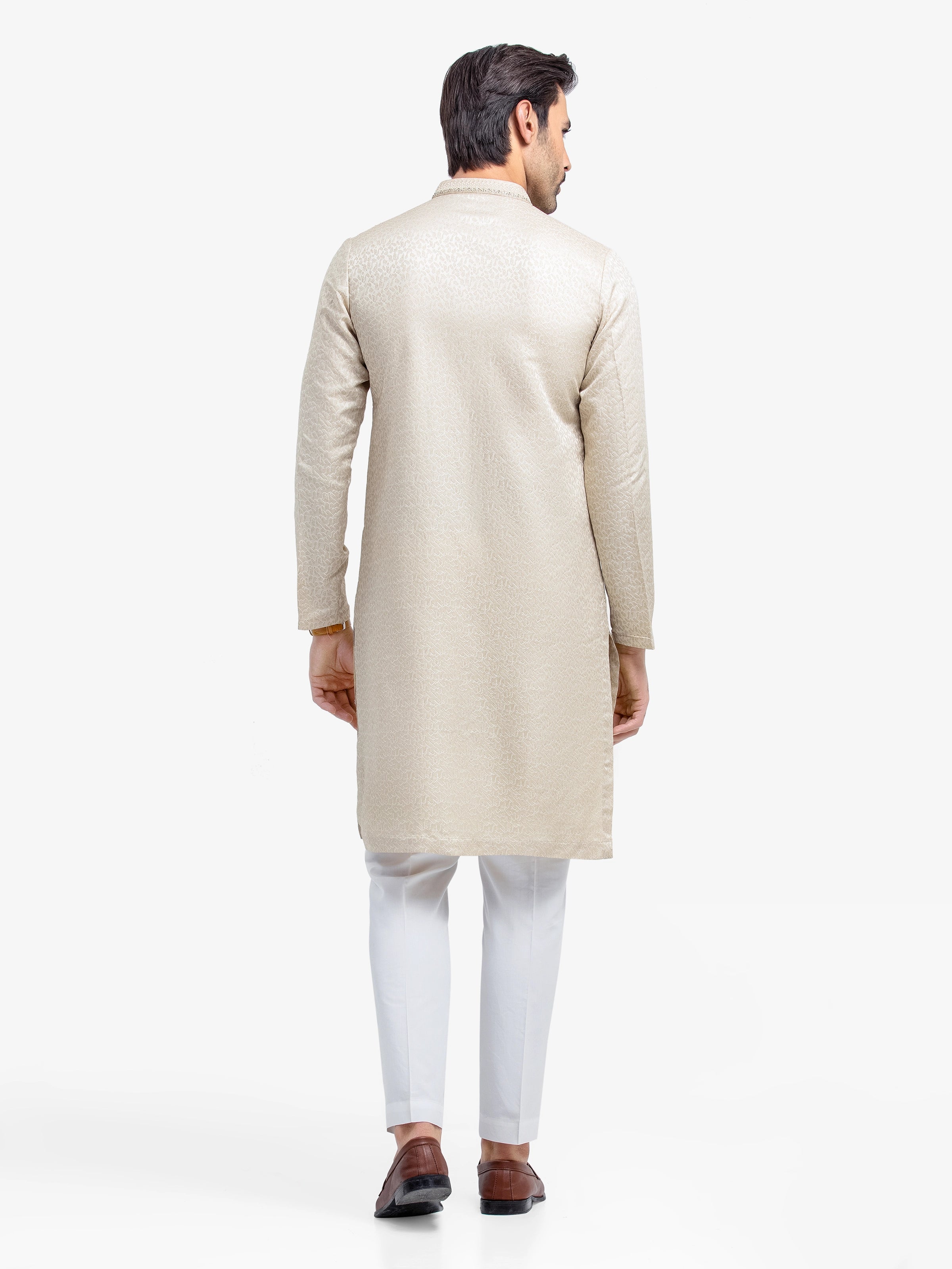 Cream Kurta