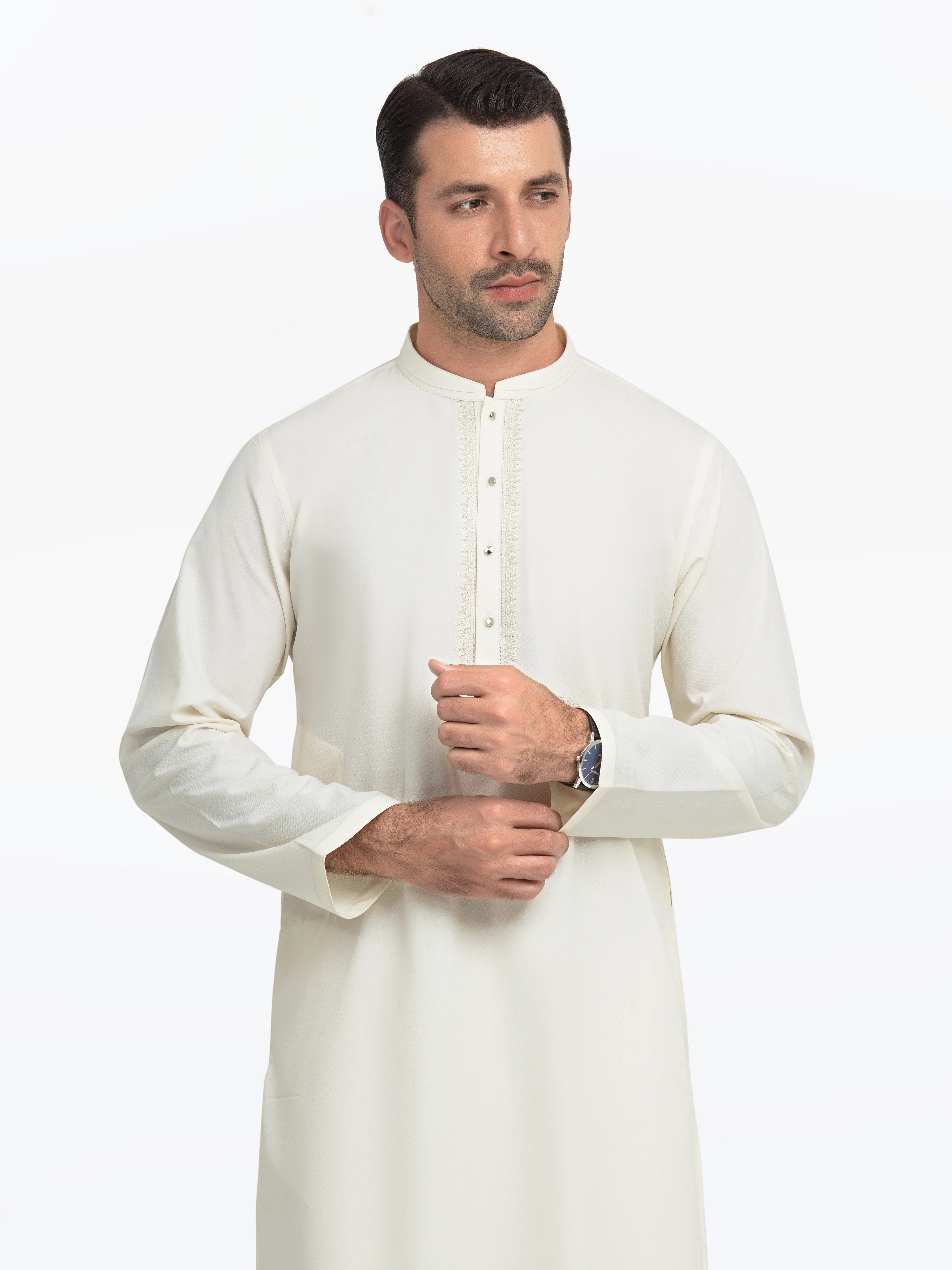 Cream Kurta