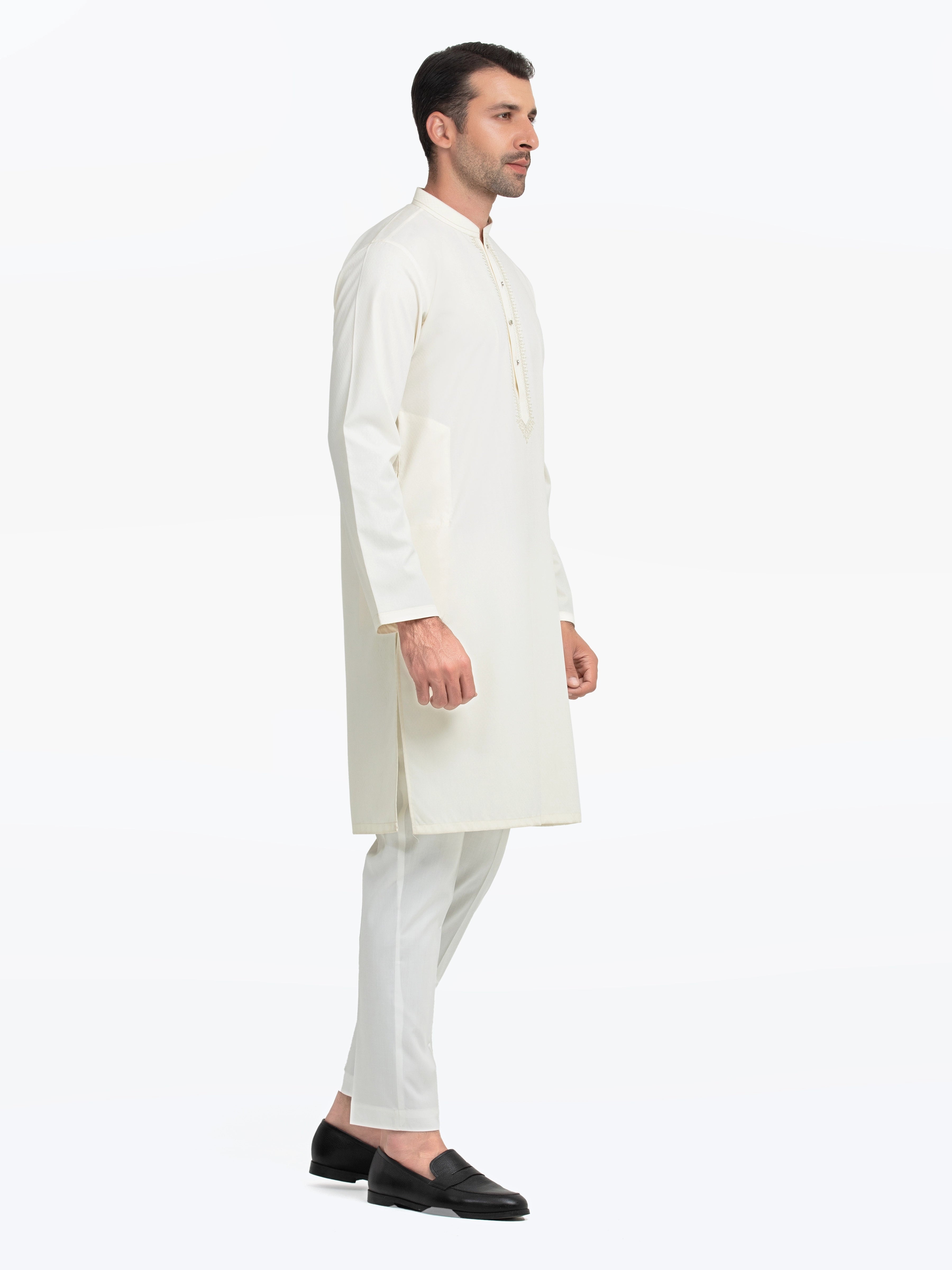 Cream Kurta