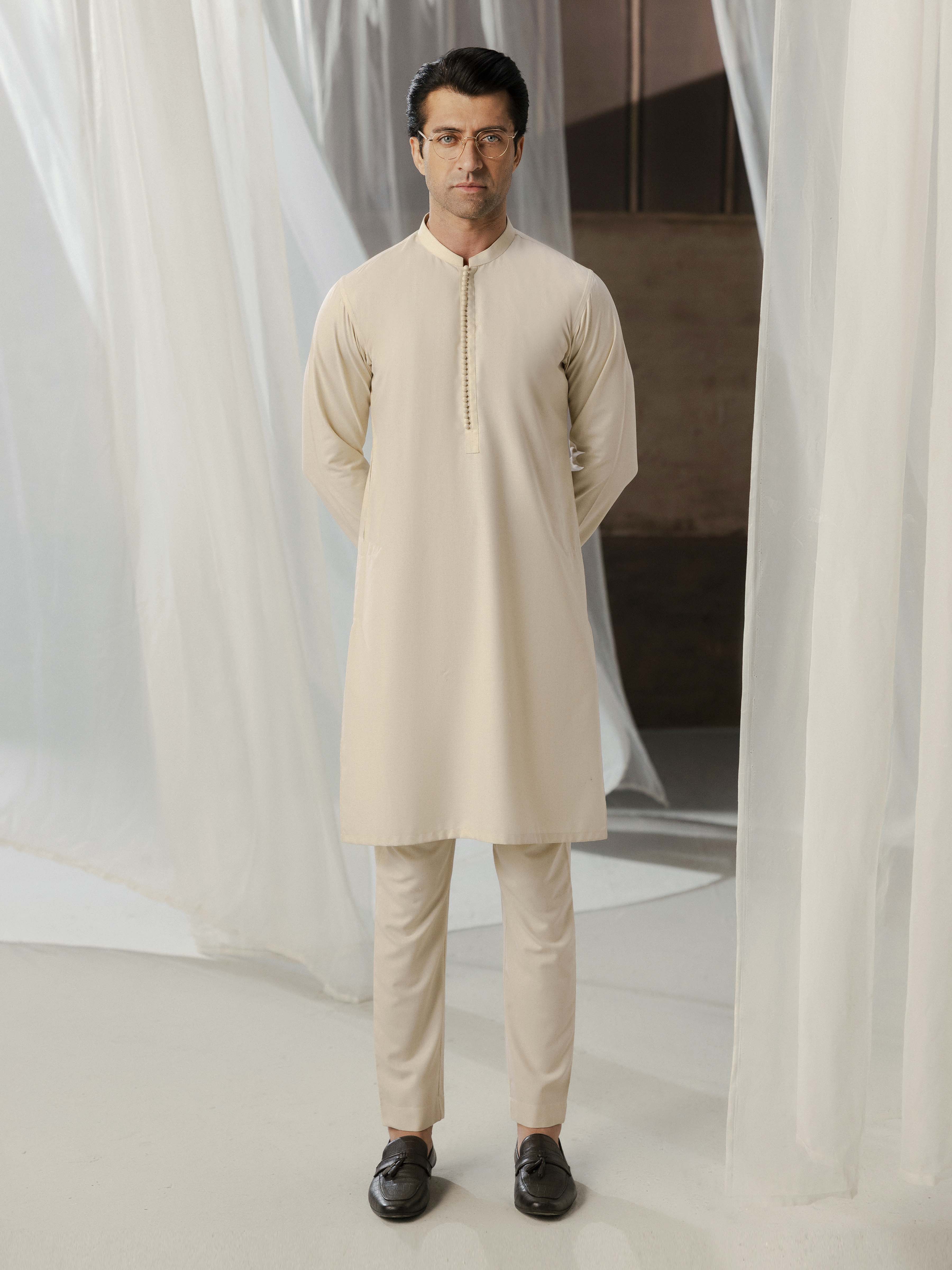 Cream Kurta Pajama