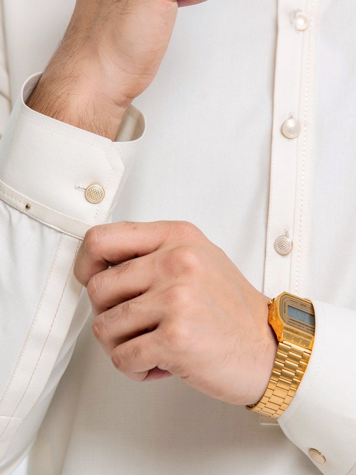 Cream Kurta Pajama