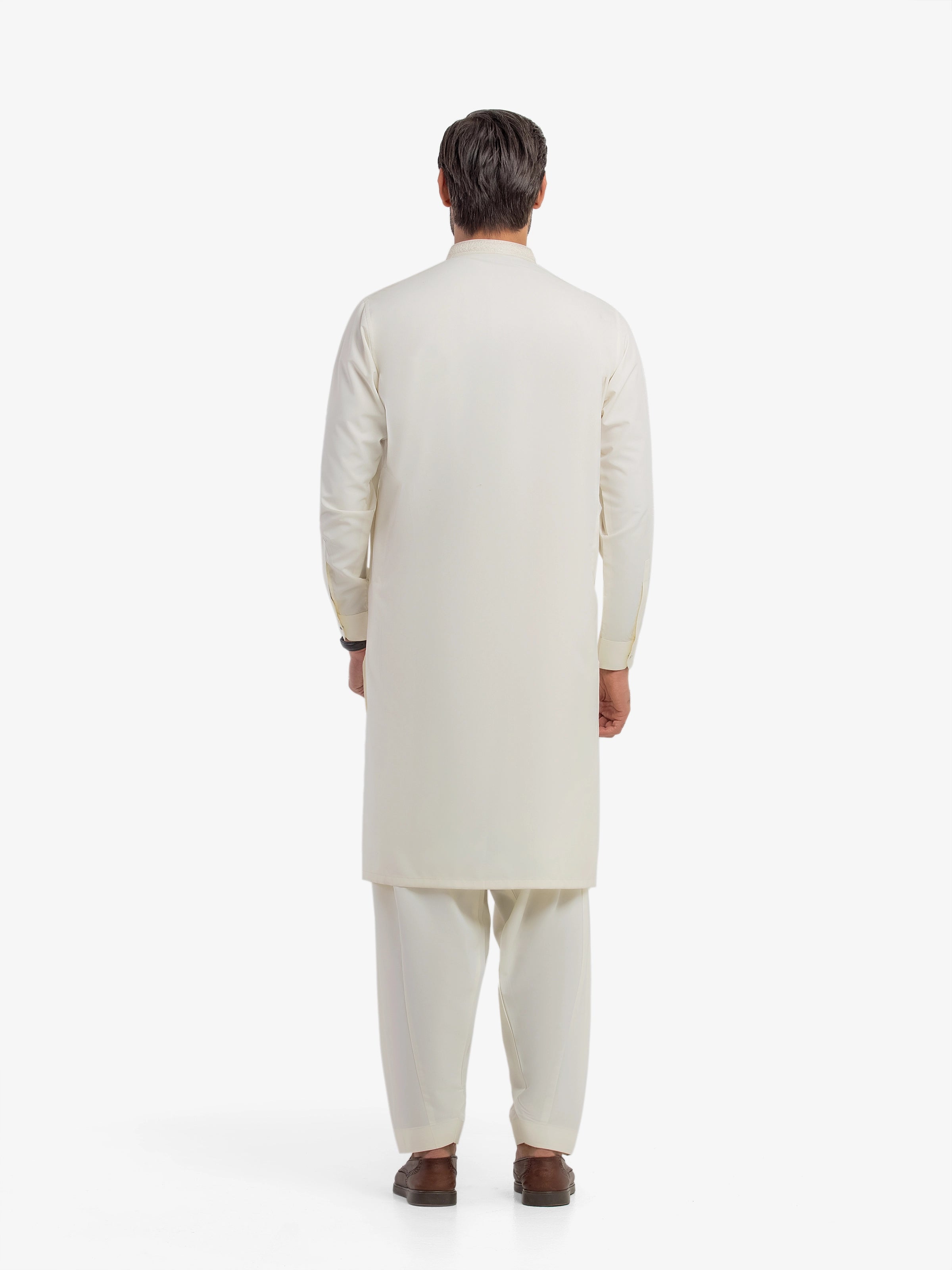 Cream Kurta Pajama Set