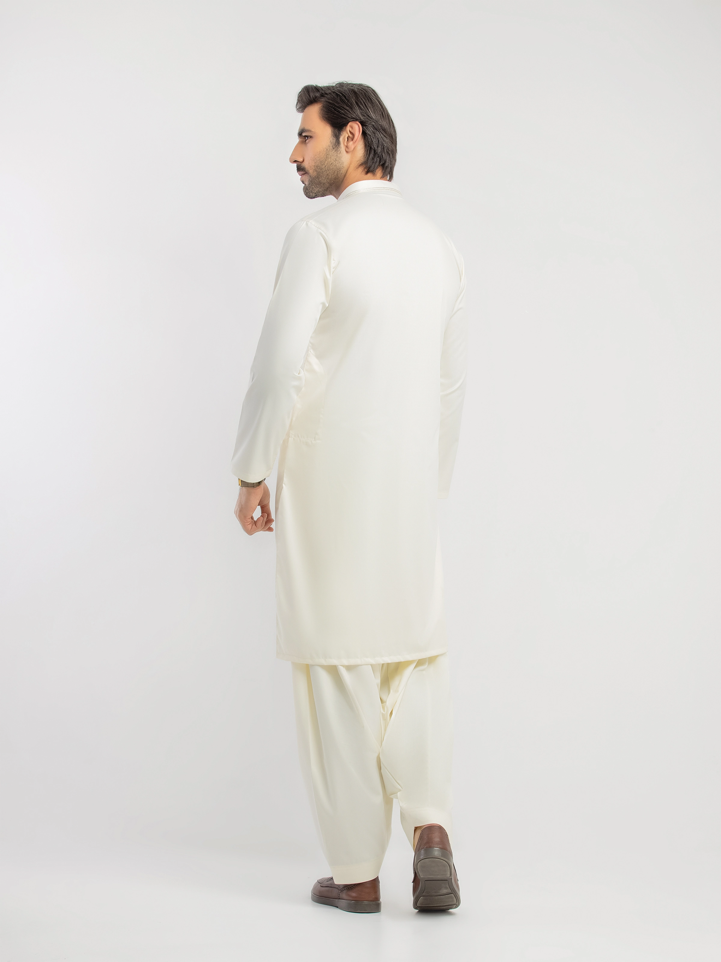 Cream Kurta Pajama Set