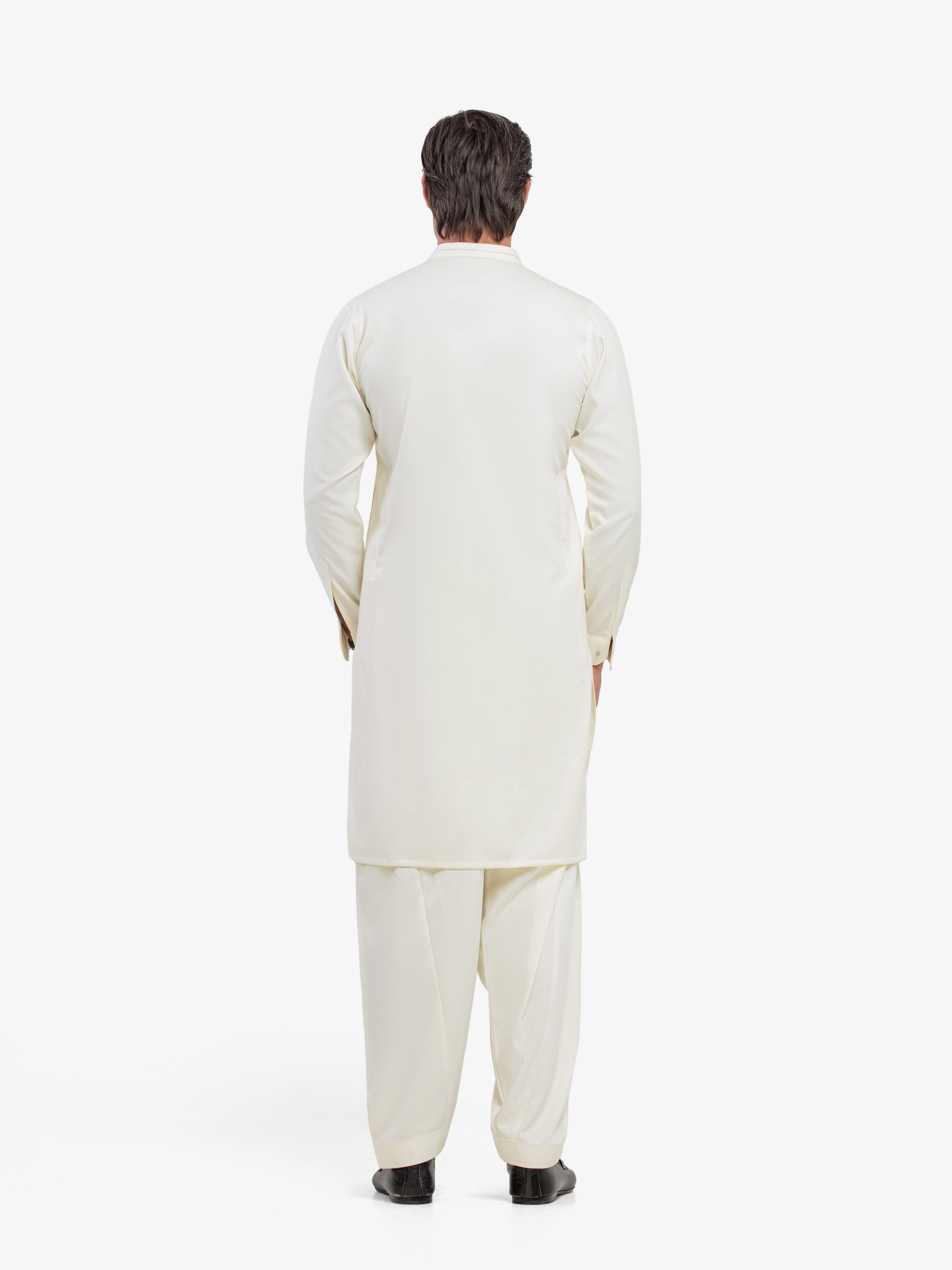 Cream Kurta Pajama Set