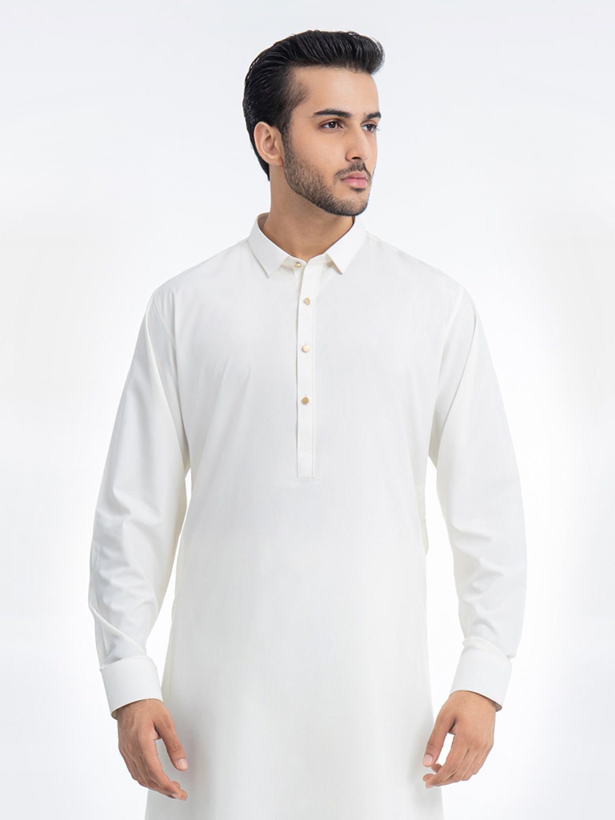 Cream Kurta Pajama Set
