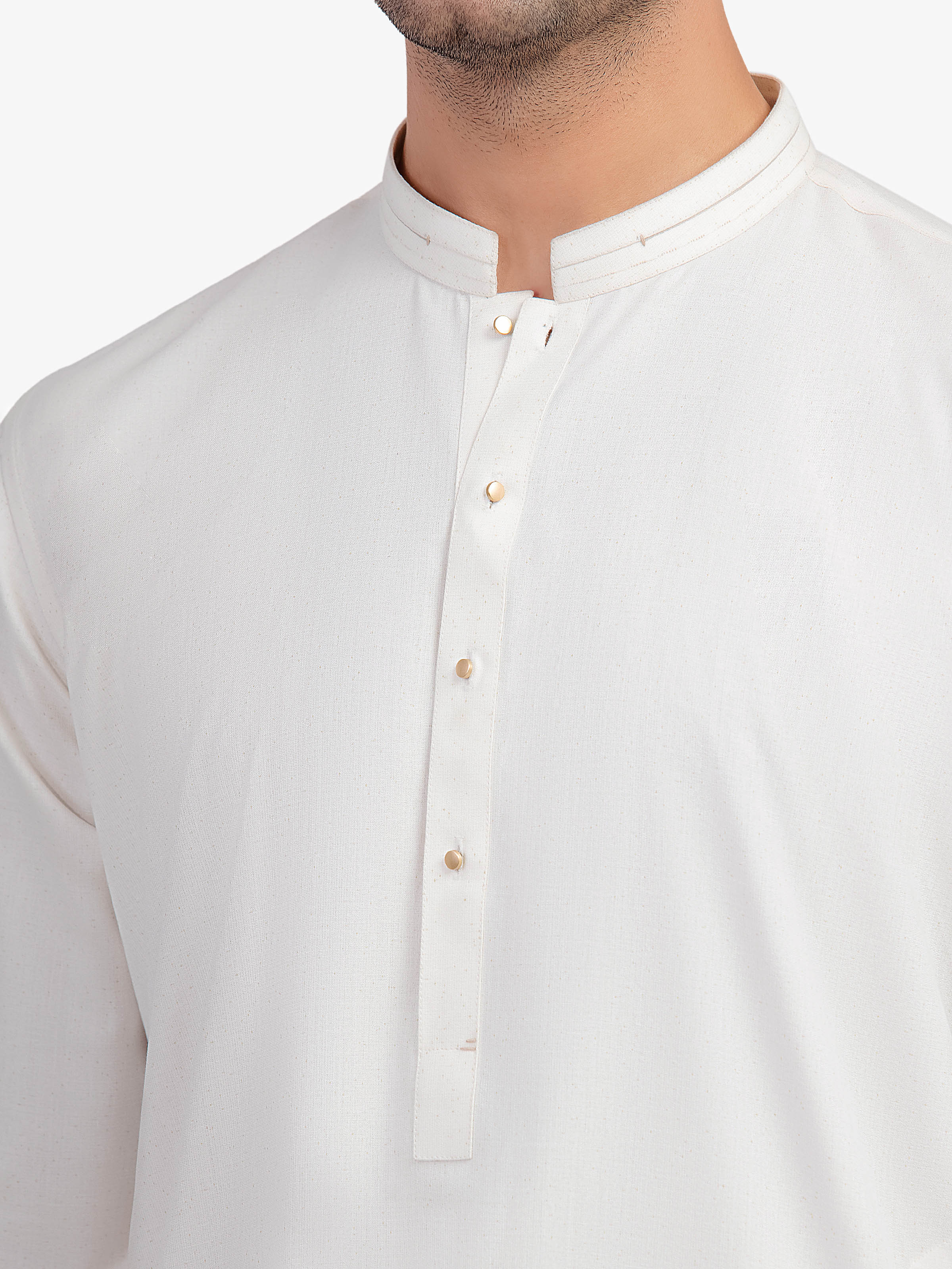 Cream Kurta Pajama Set