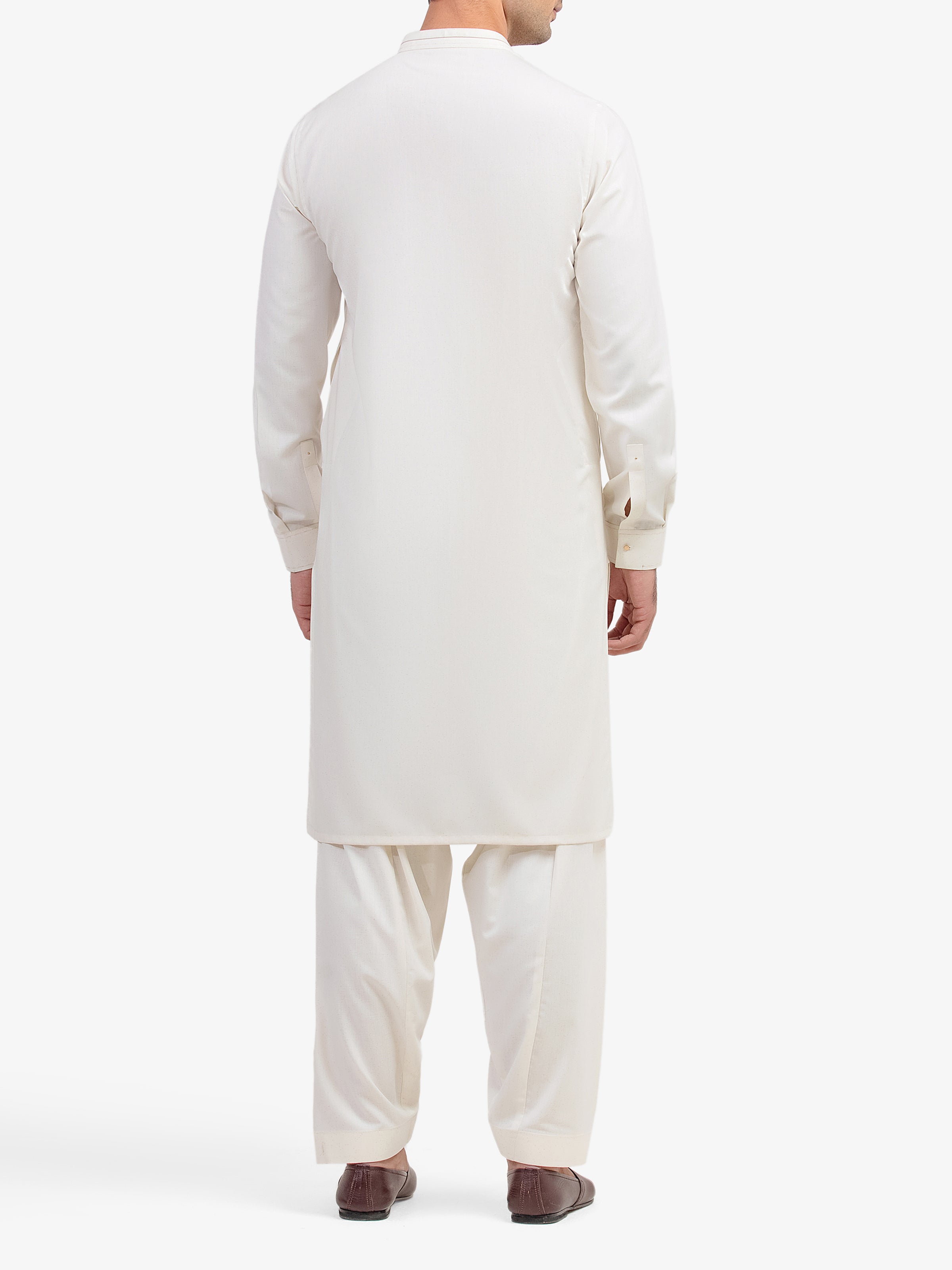 Cream Kurta Pajama Set