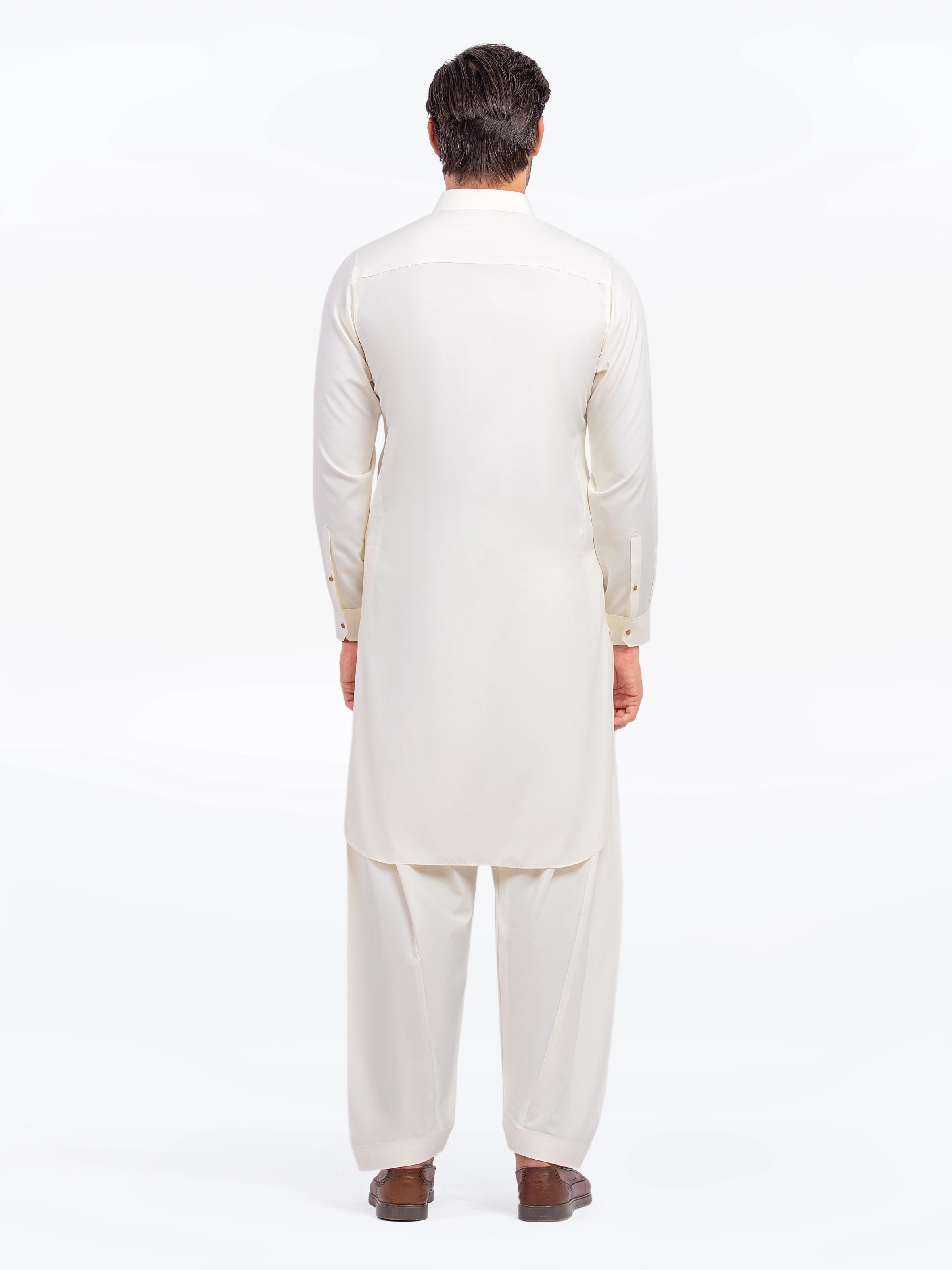 Cream Kurta Pajama Set