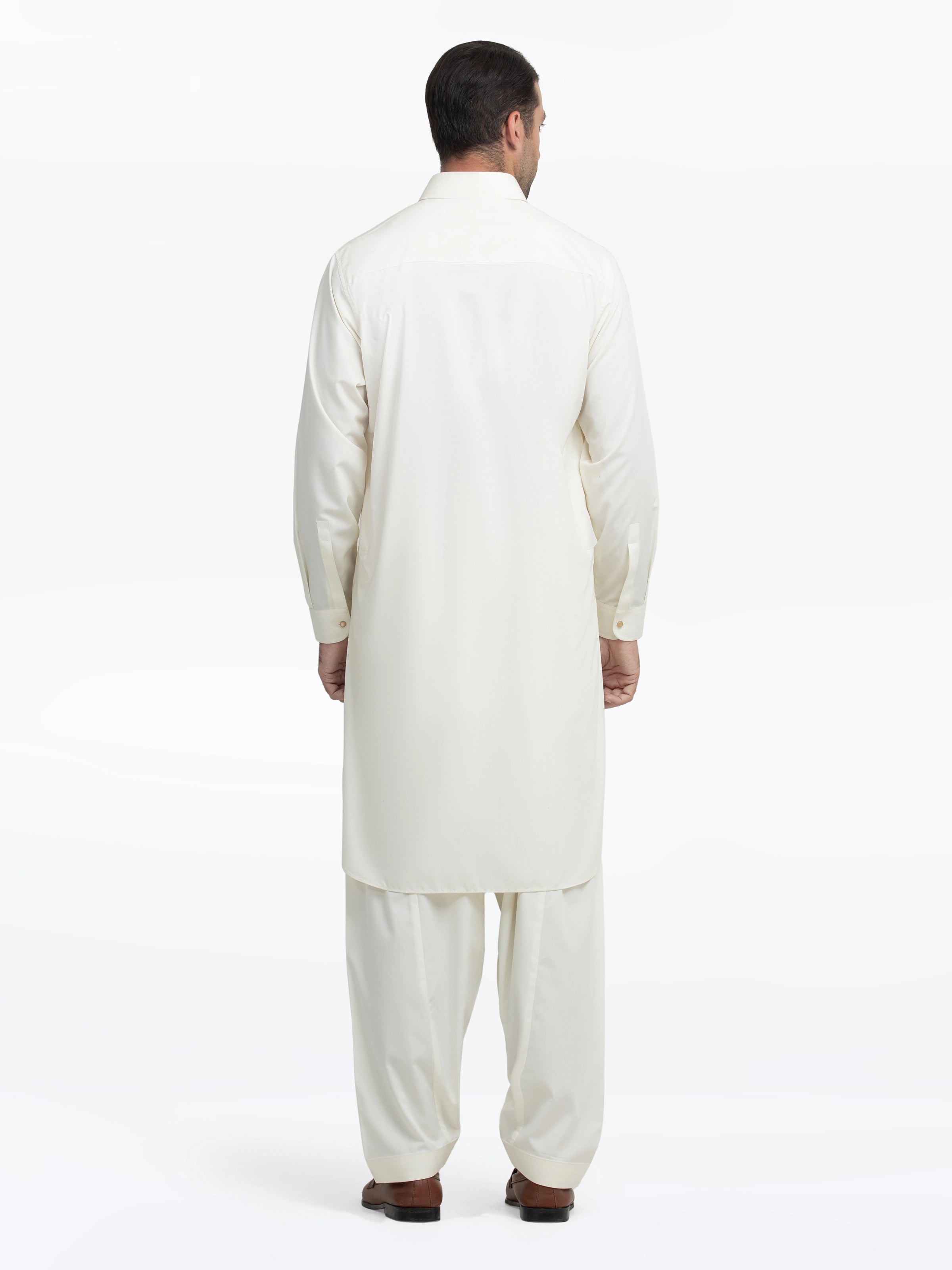 Cream Kurta Pajama Set