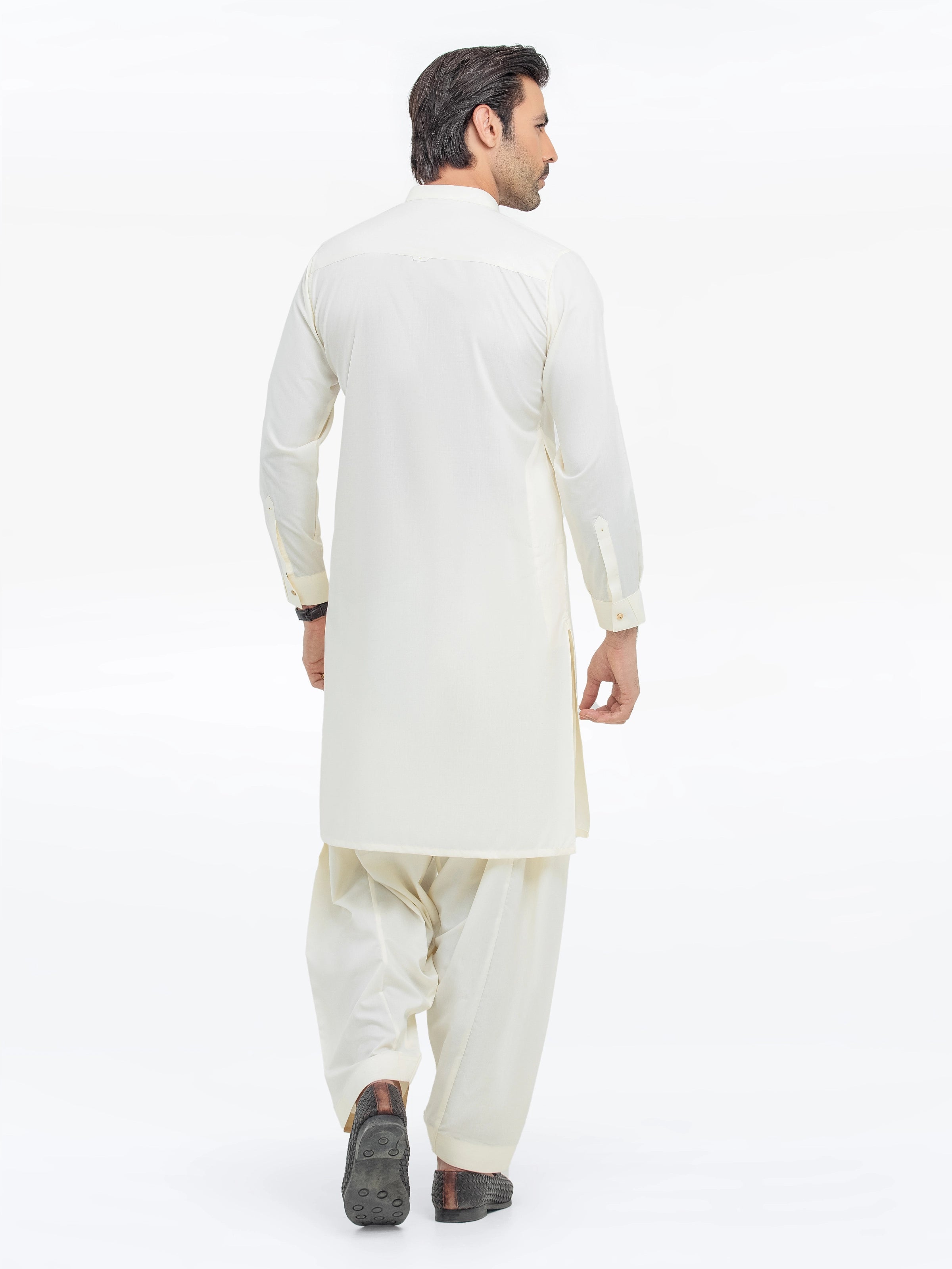 Cream Kurta Pajama Set