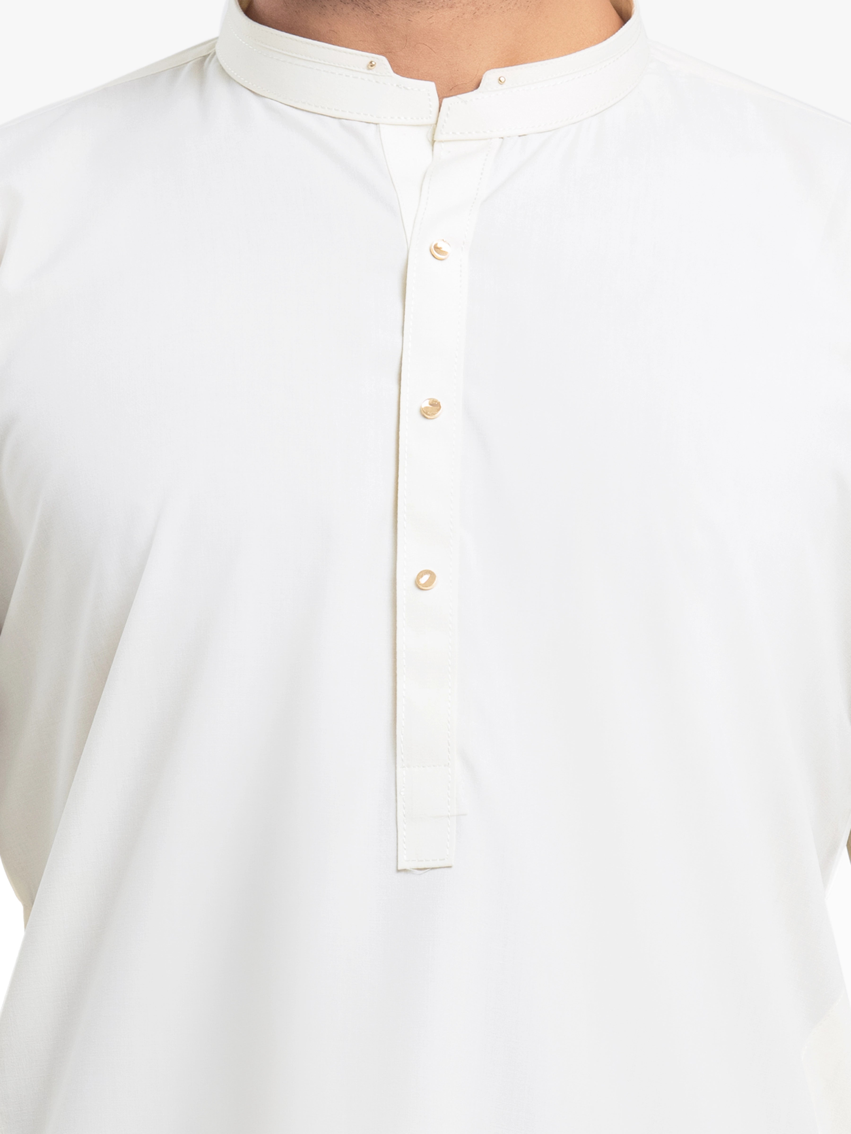 Cream Kurta Pajama Set