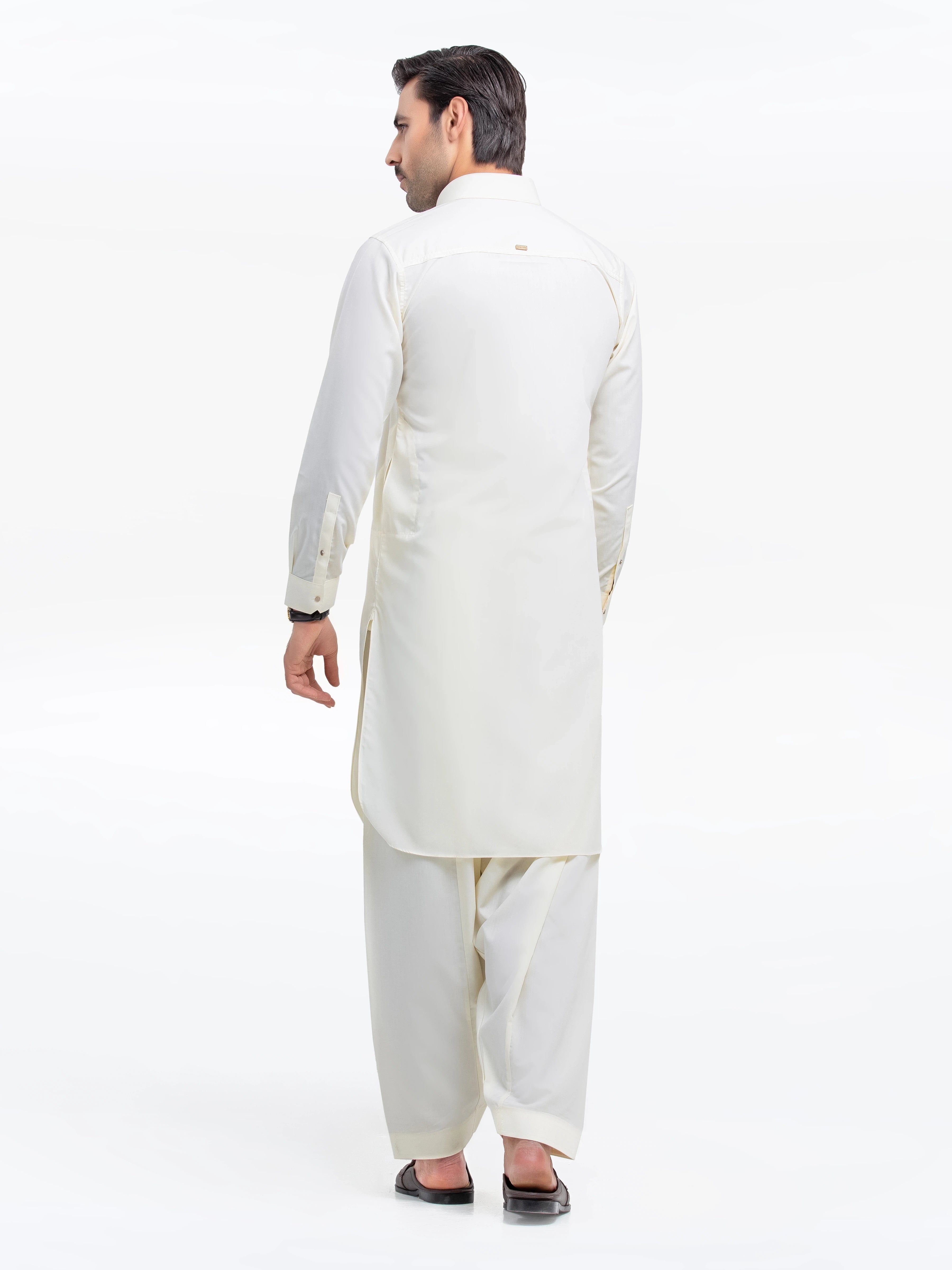 Cream Kurta Pajama Set