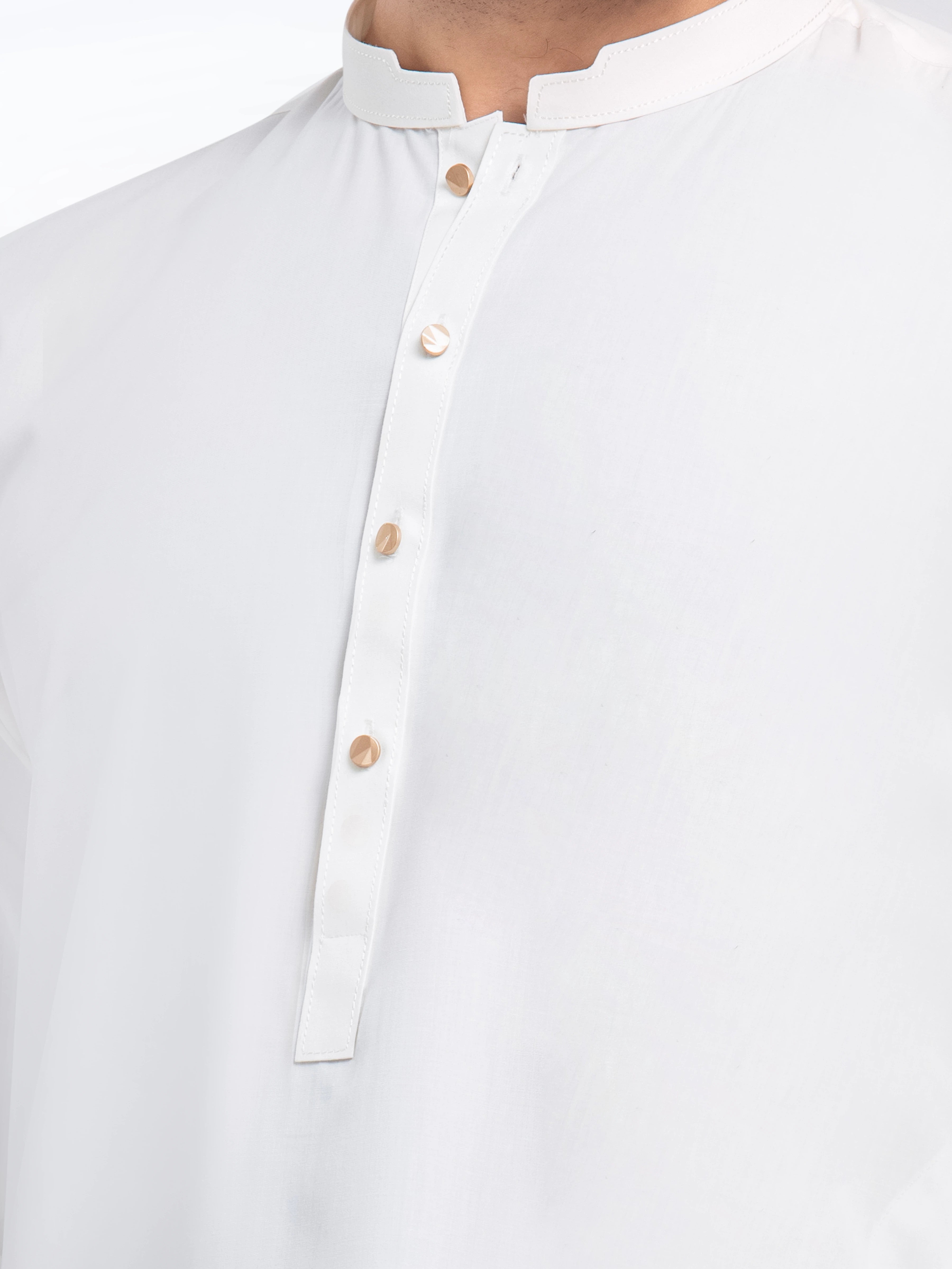 Cream Kurta Pajama Set