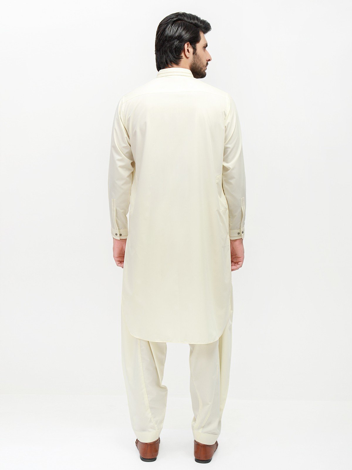 Cream Kurta Pajama Set