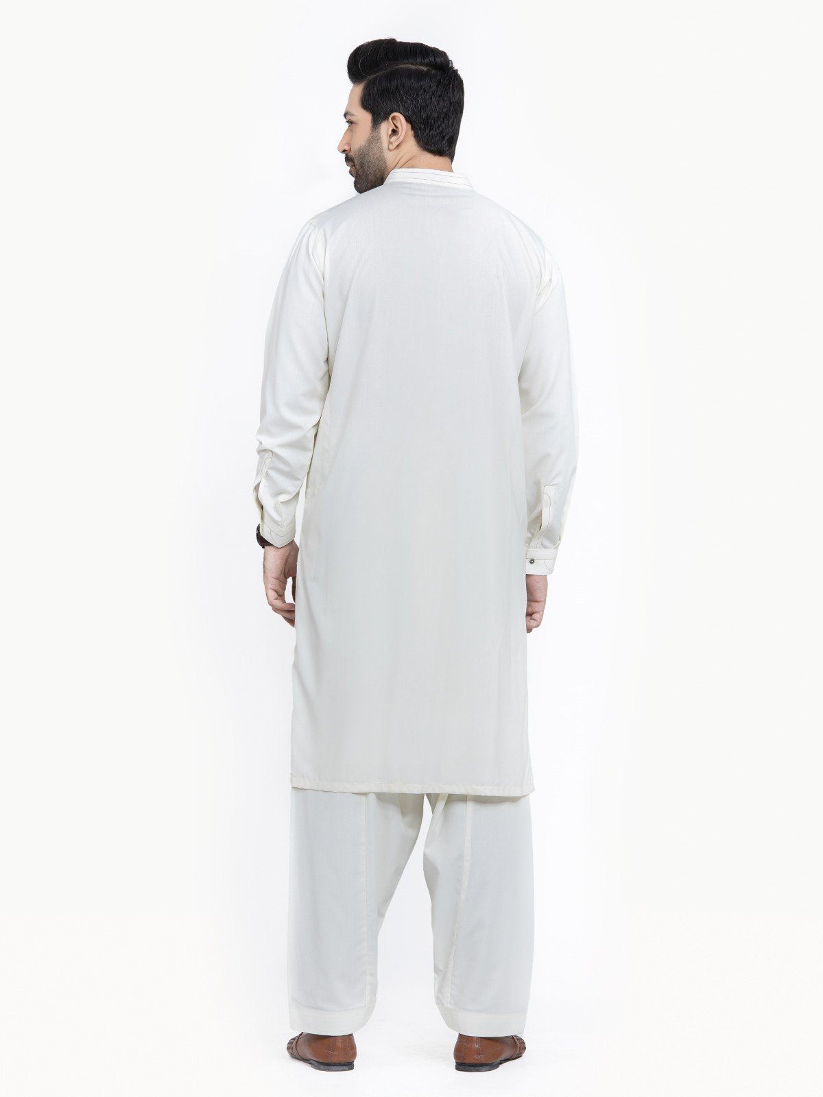 Cream Kurta Pajama Set