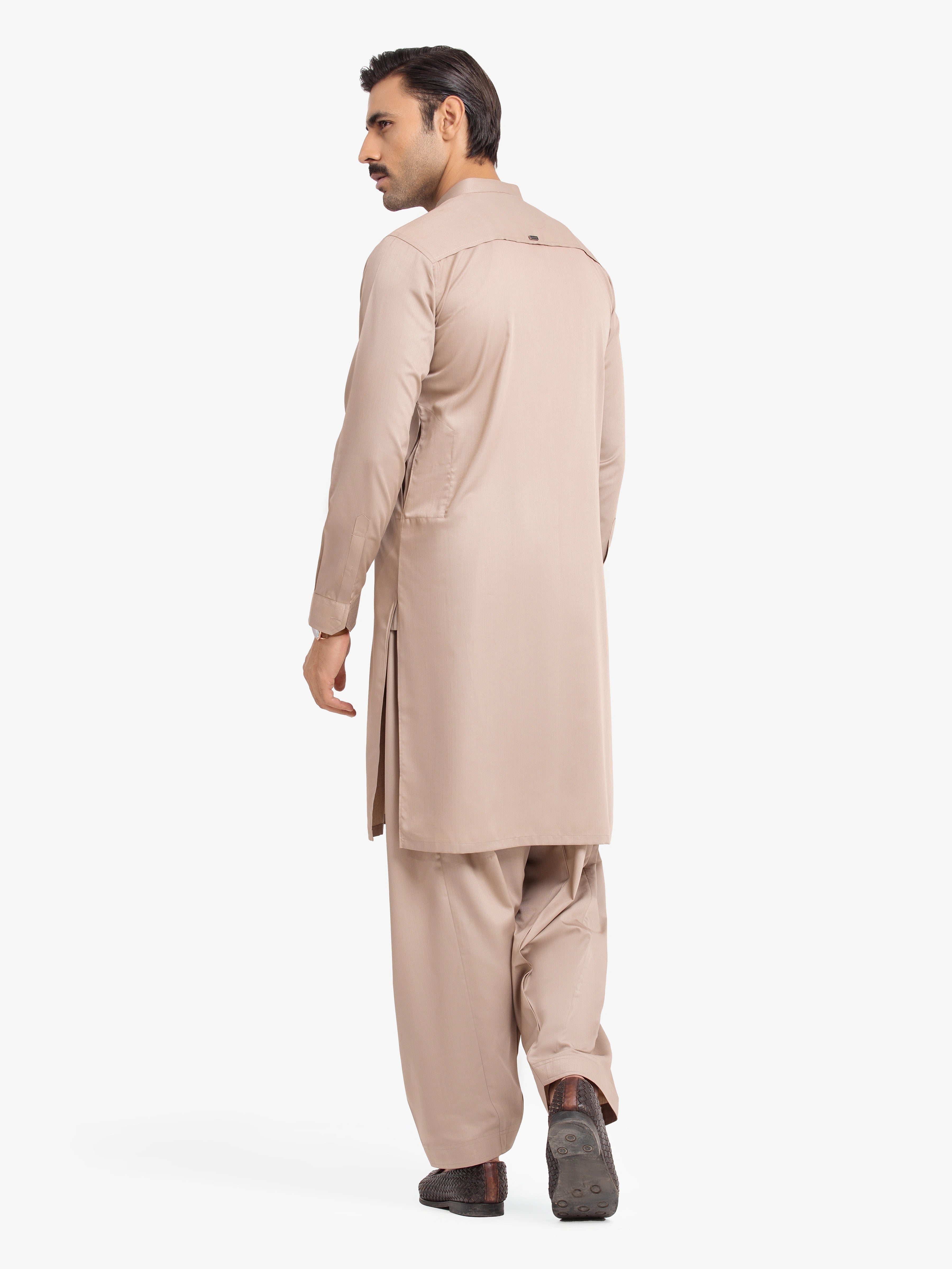 Light Beige Kurta Pajama Set