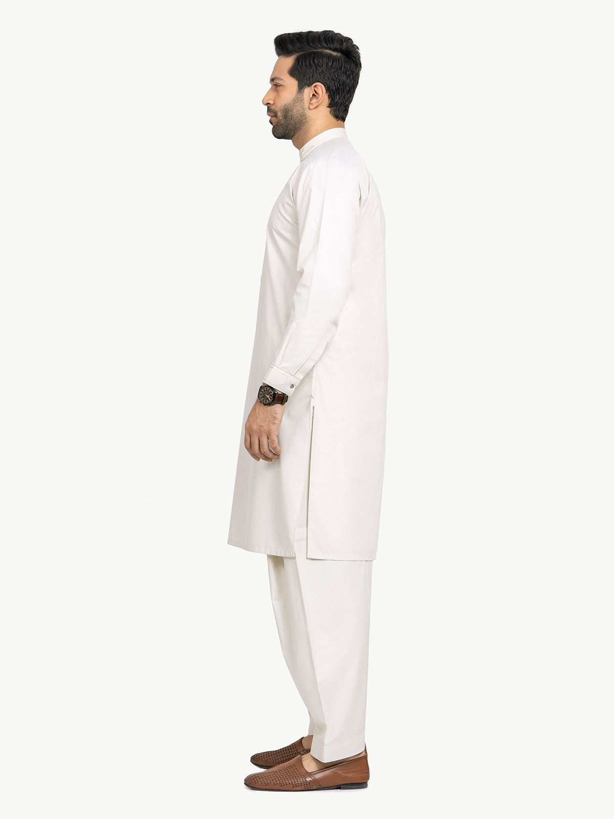 Light Beige Kurta Pajama Set