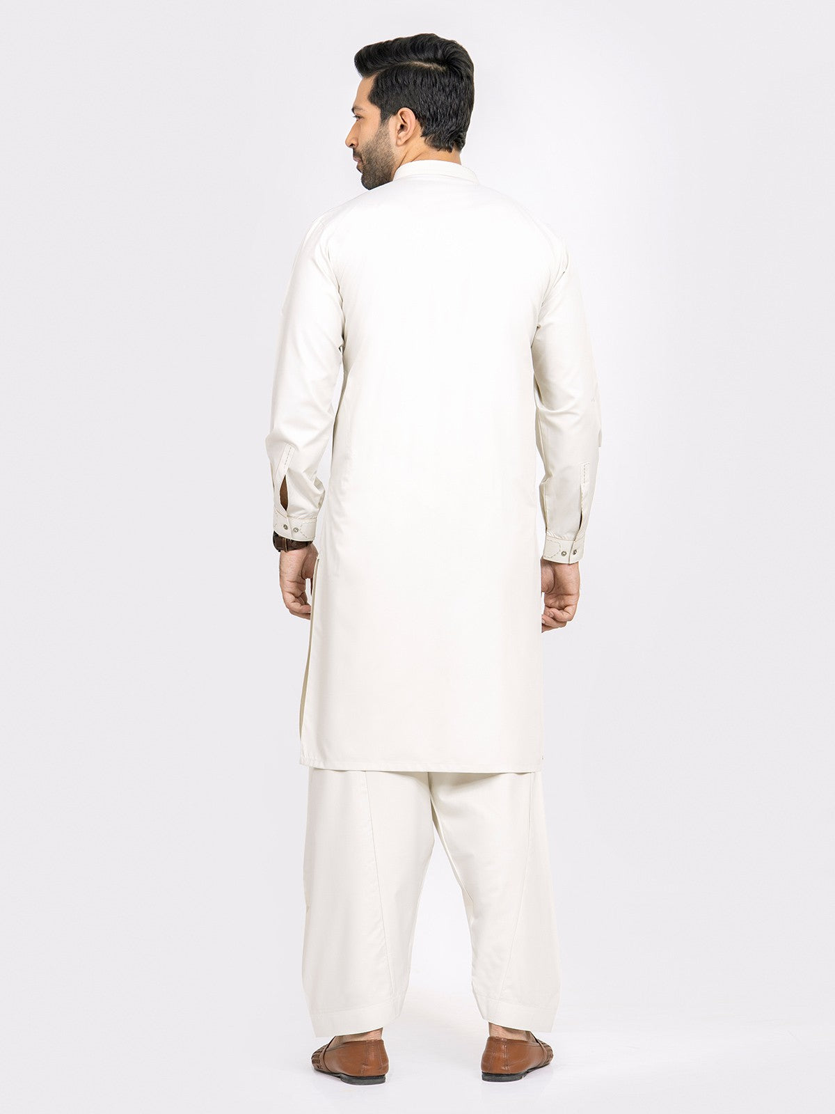 Light Beige Kurta Pajama Set