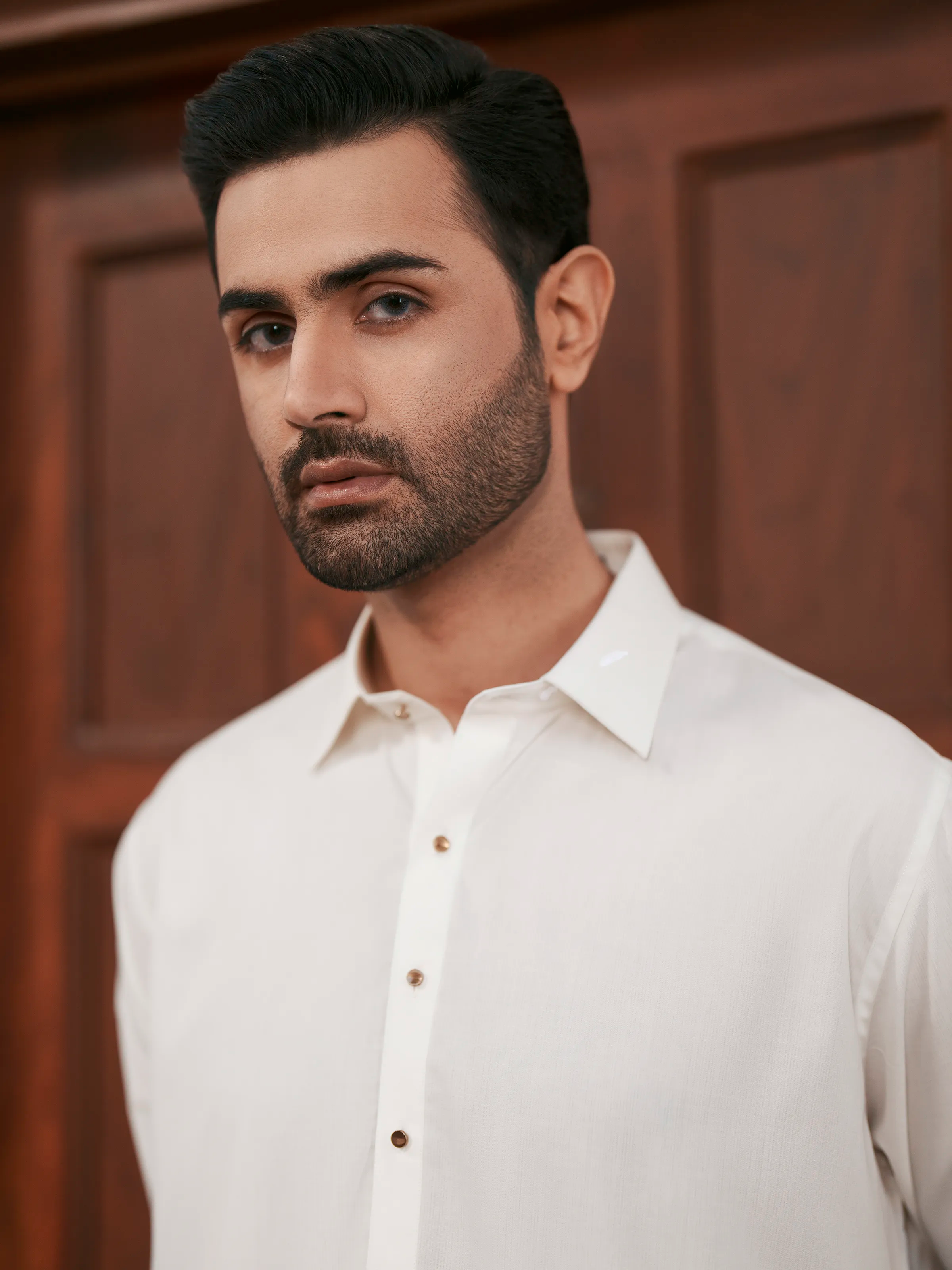 Off White Kurta Pajama Set