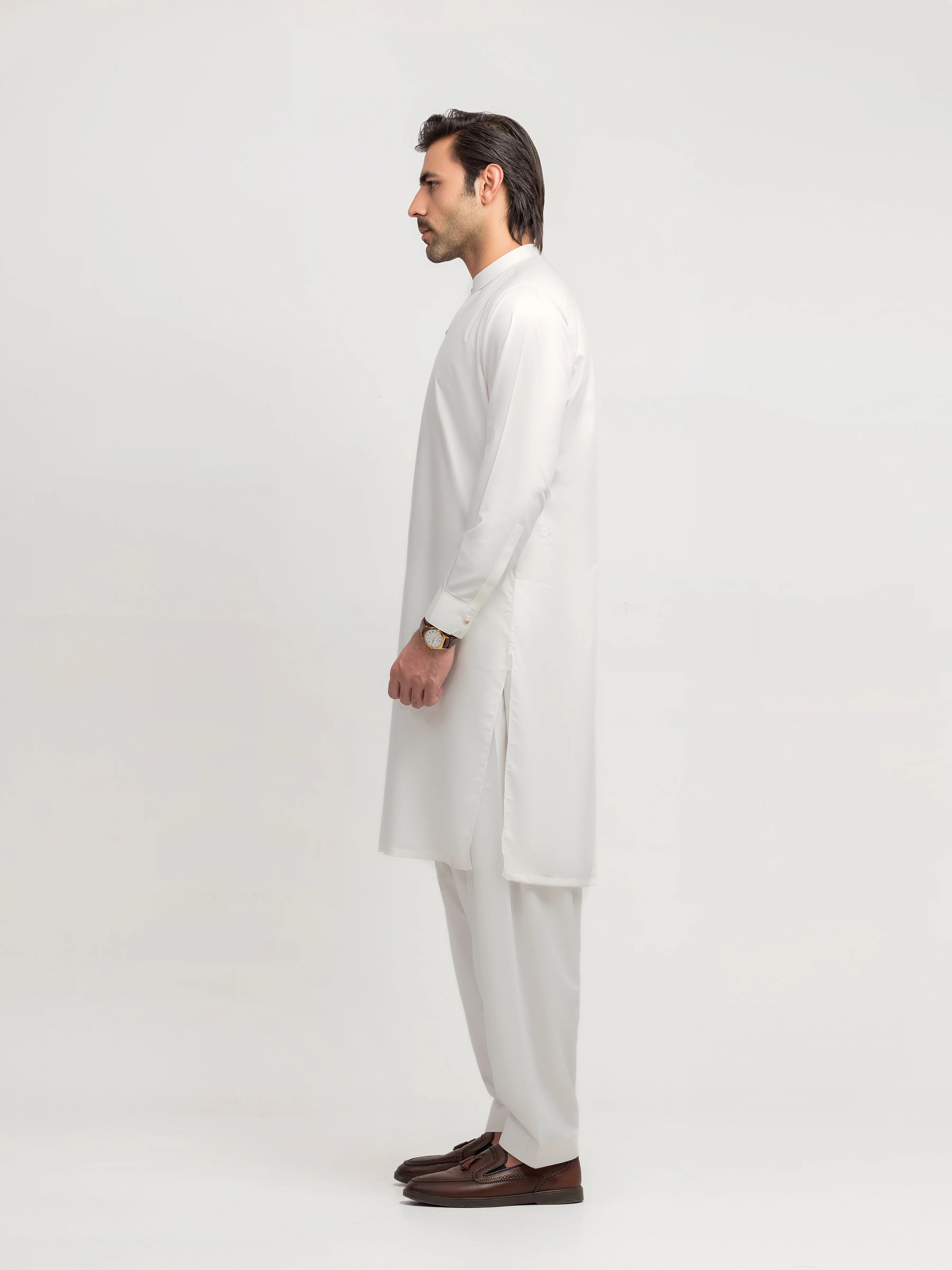 Off White Kurta Pajama Set