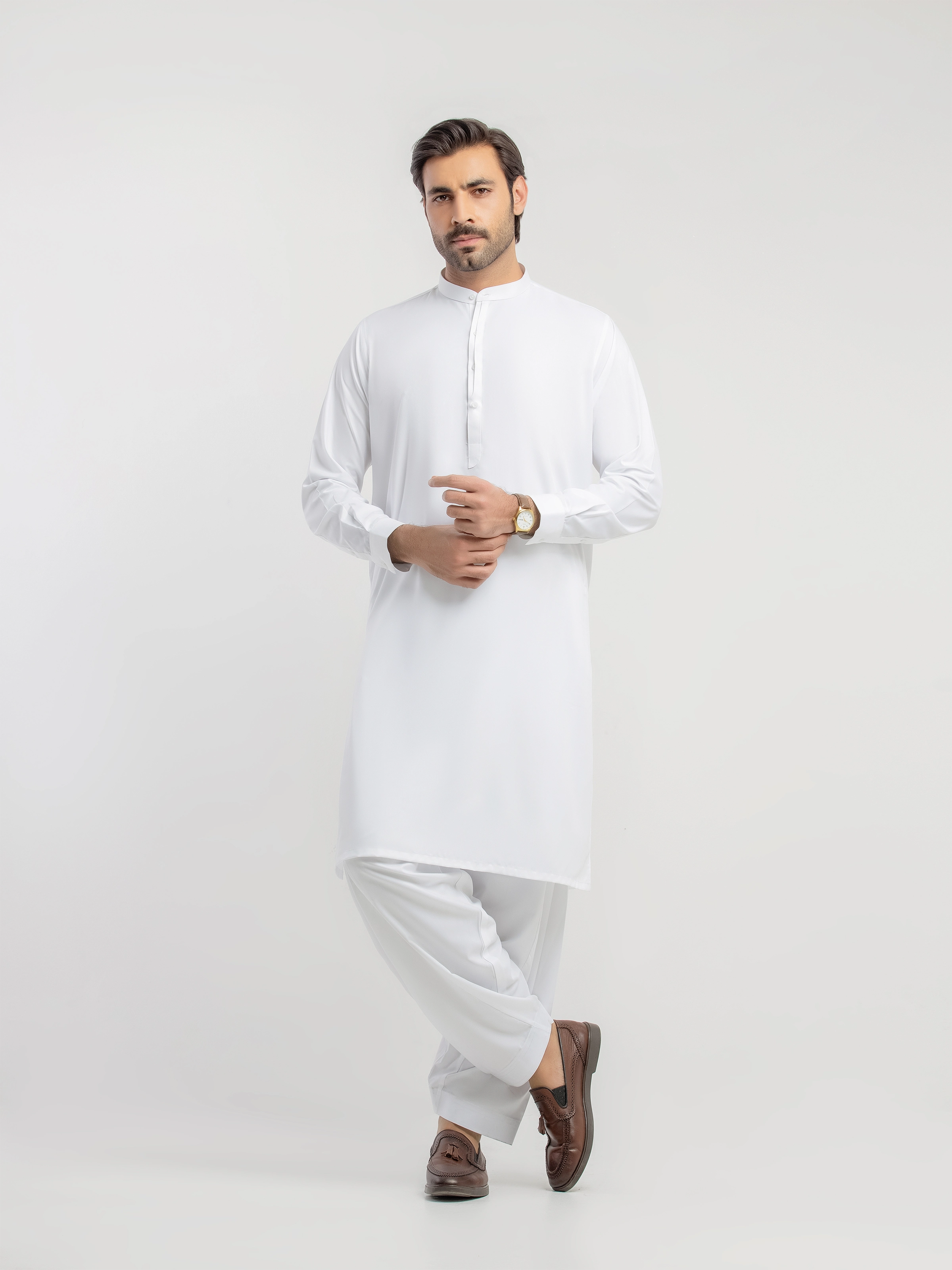 Off White Kurta Pajama Set
