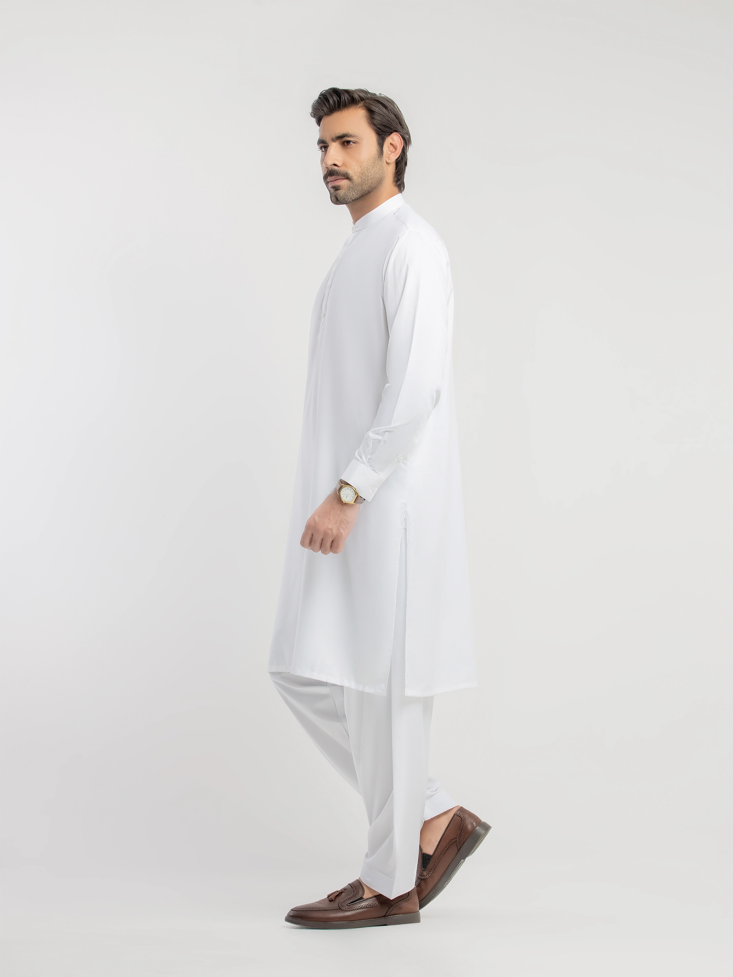 Off White Kurta Pajama Set