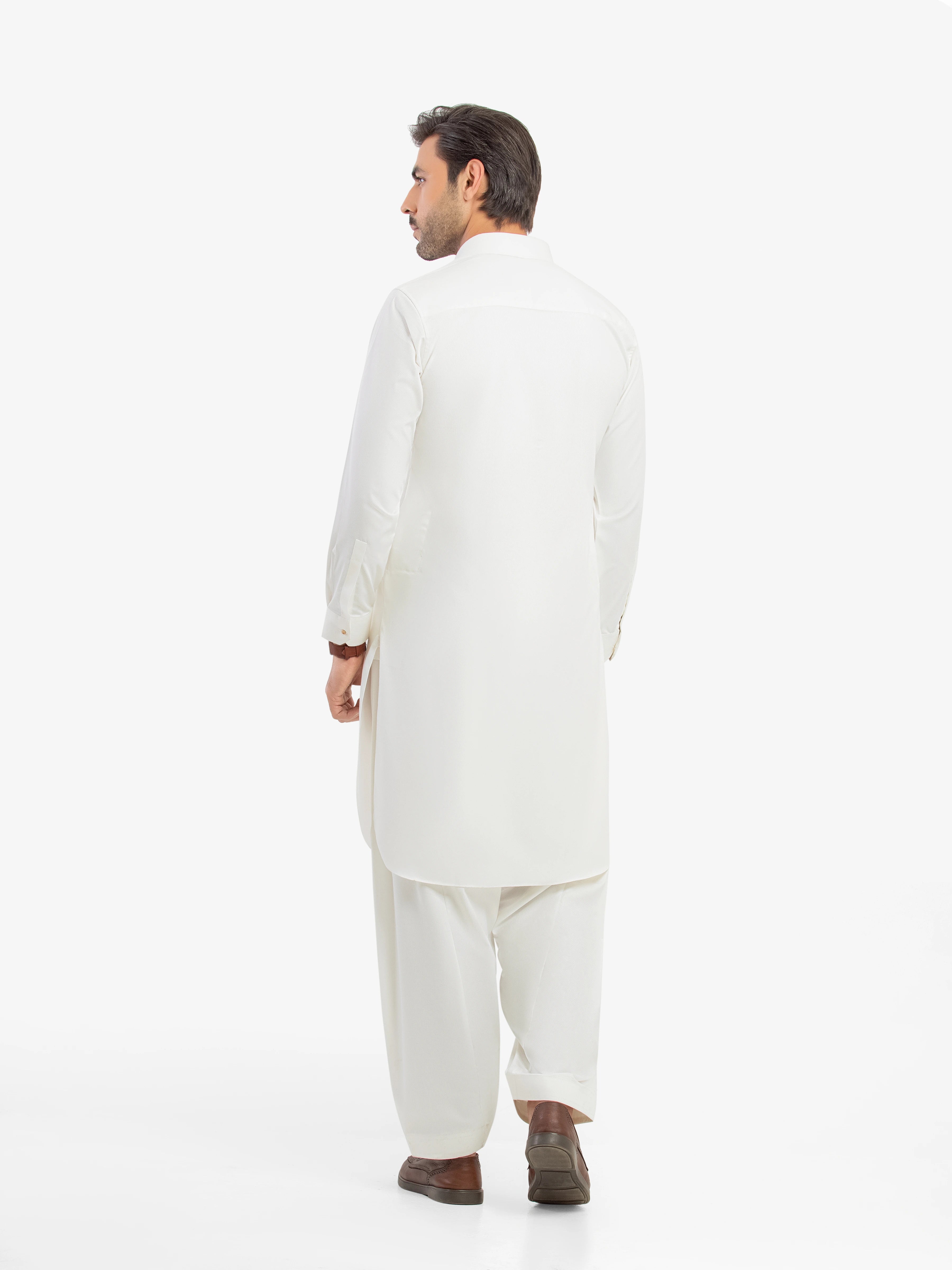 Off White Kurta Pajama Set
