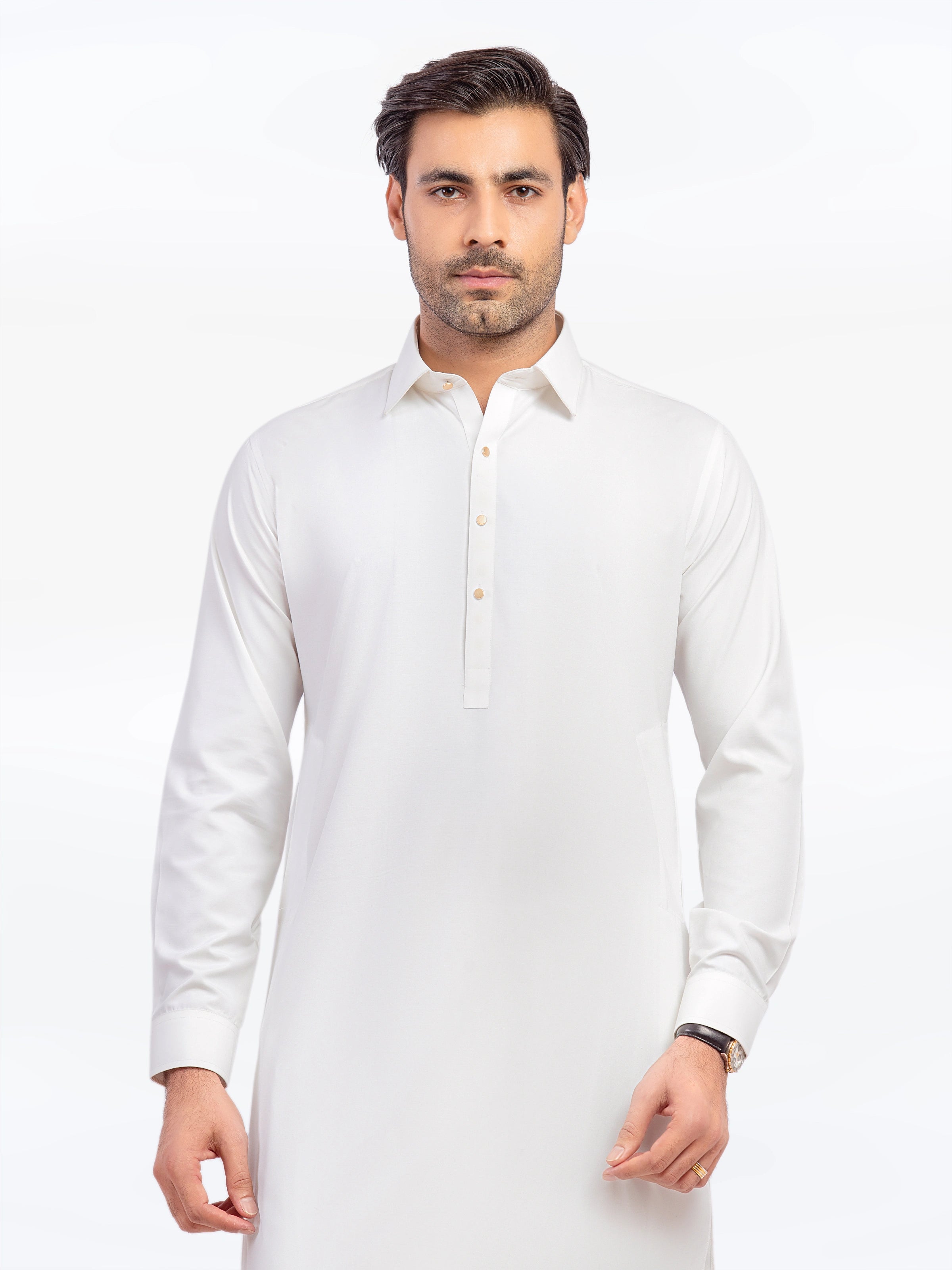 Off White Kurta Pajama Set