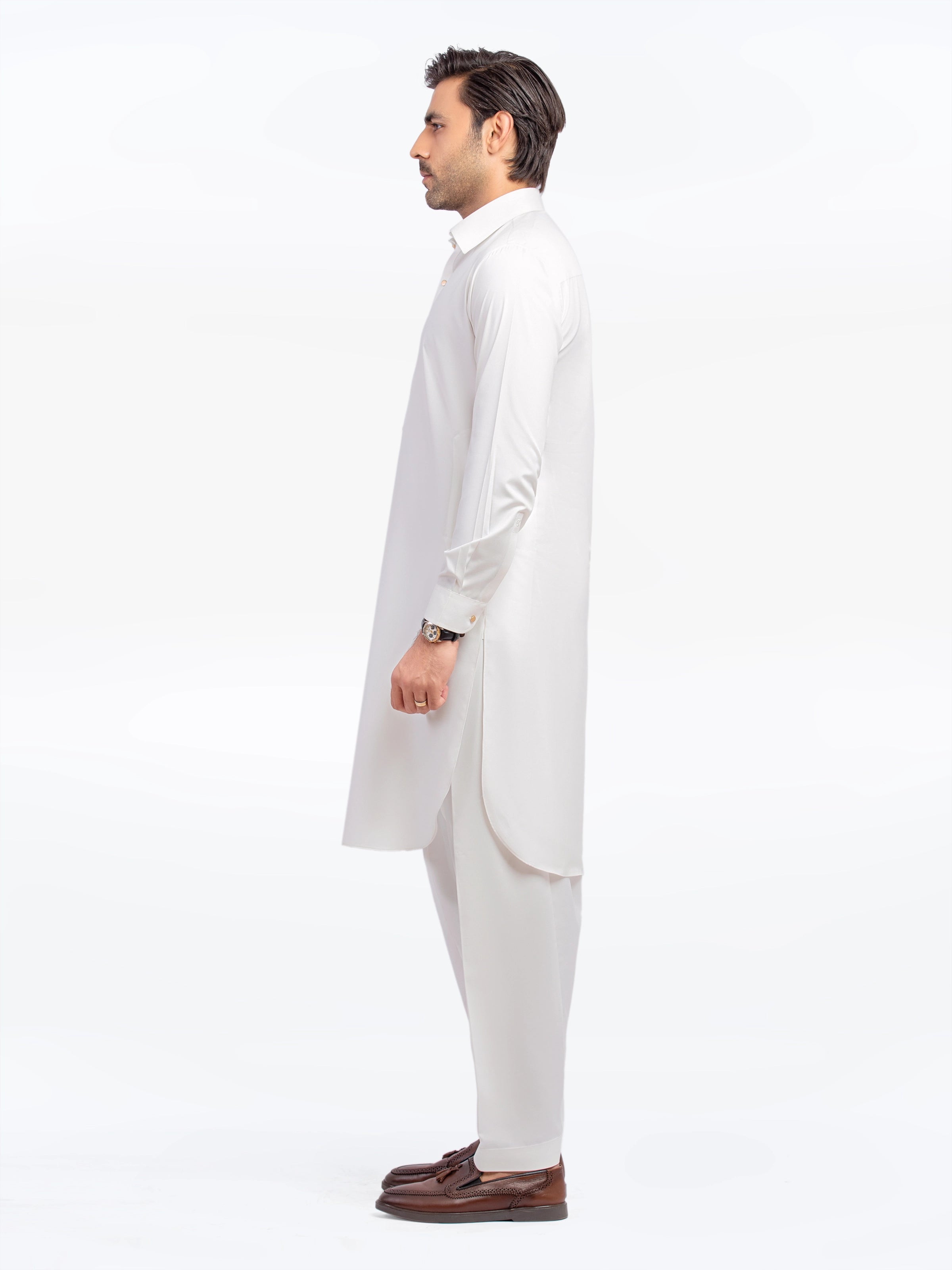 Off White Kurta Pajama Set