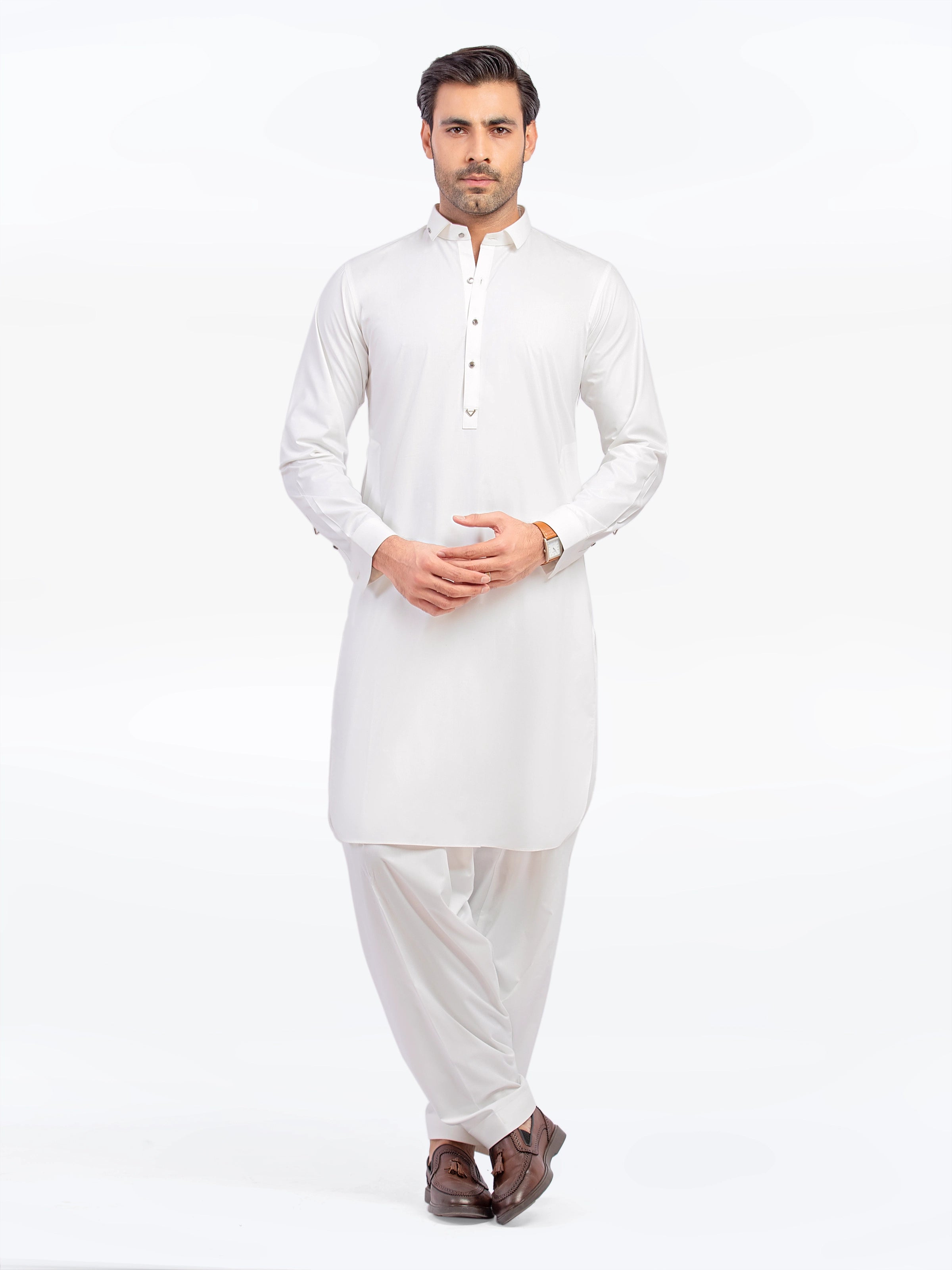 Off White Kurta Pajama Set