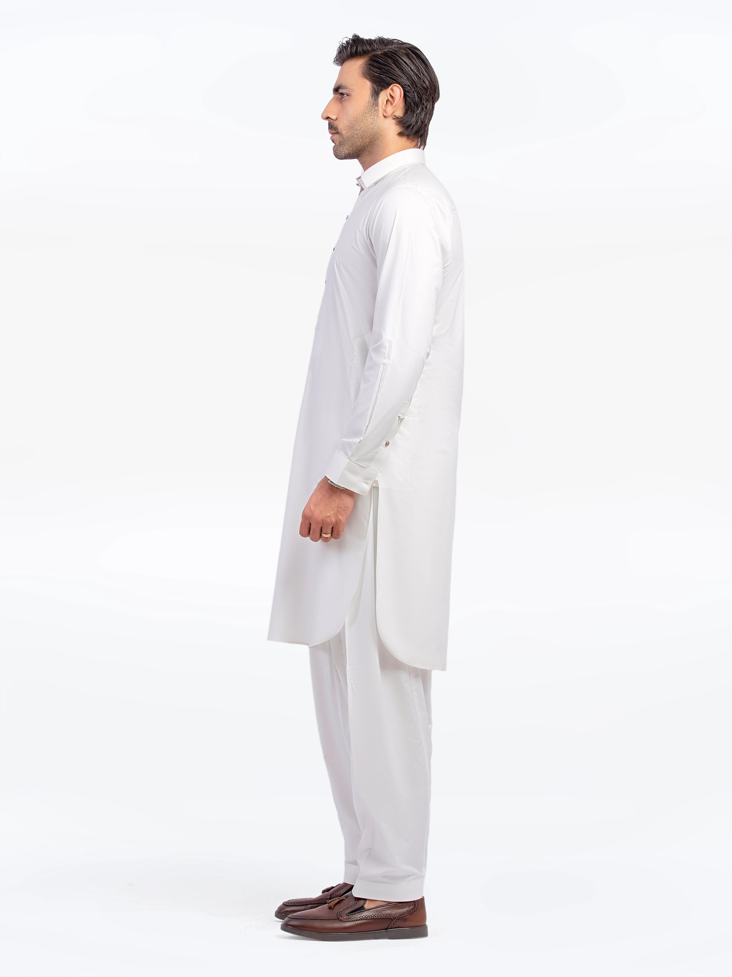Off White Kurta Pajama Set