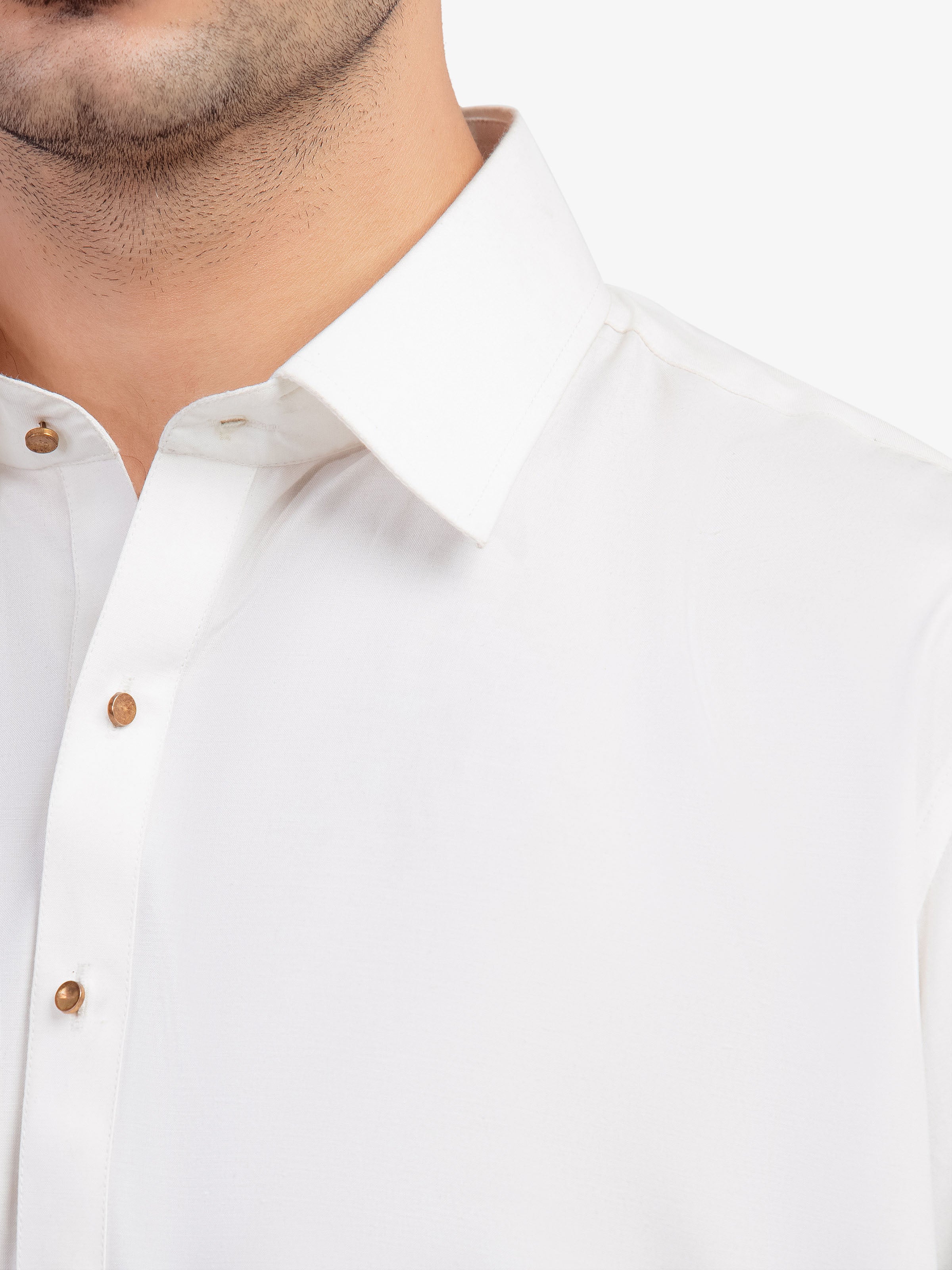 Off White Kurta Pajama Set