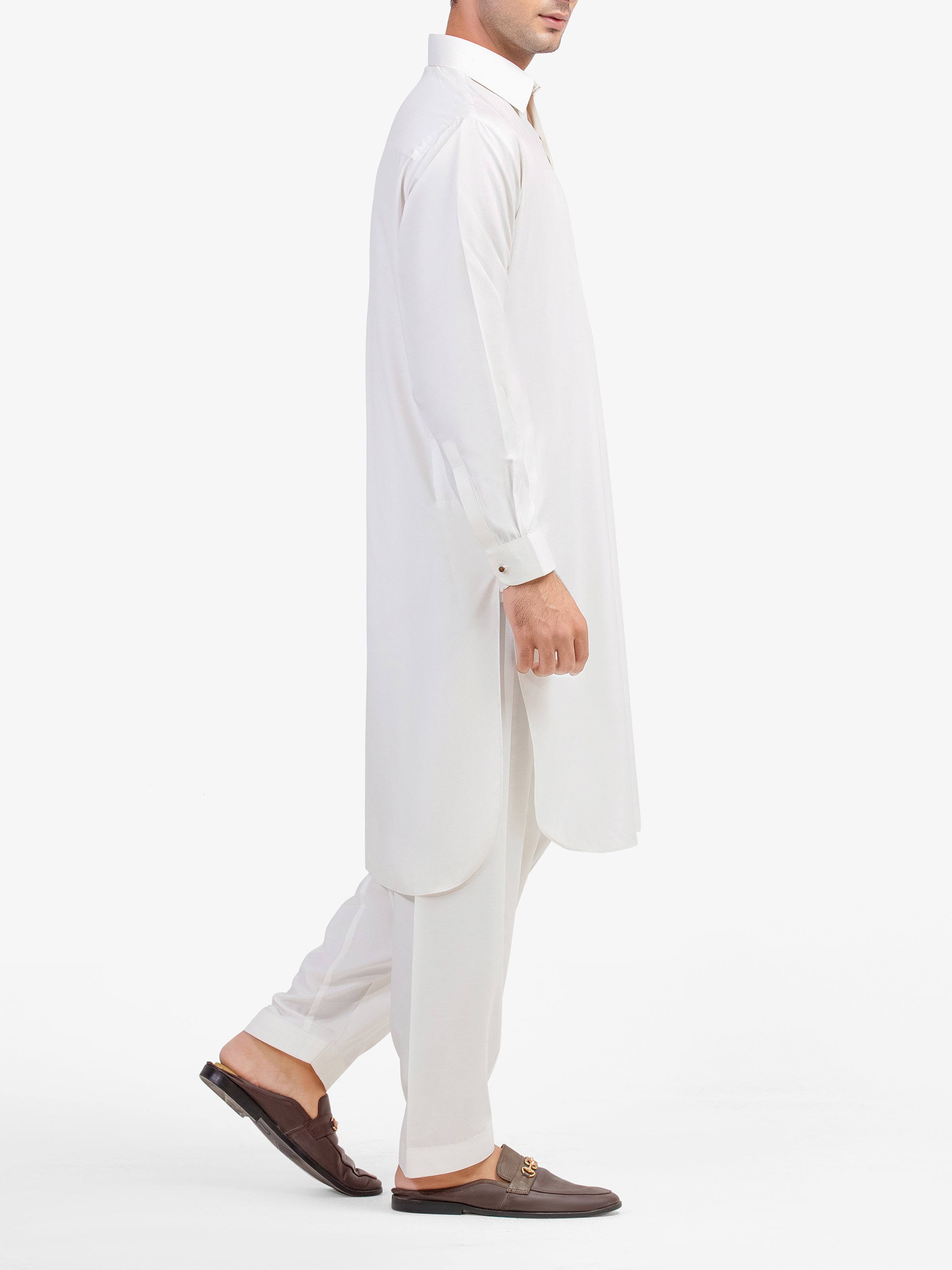 Off White Kurta Pajama Set