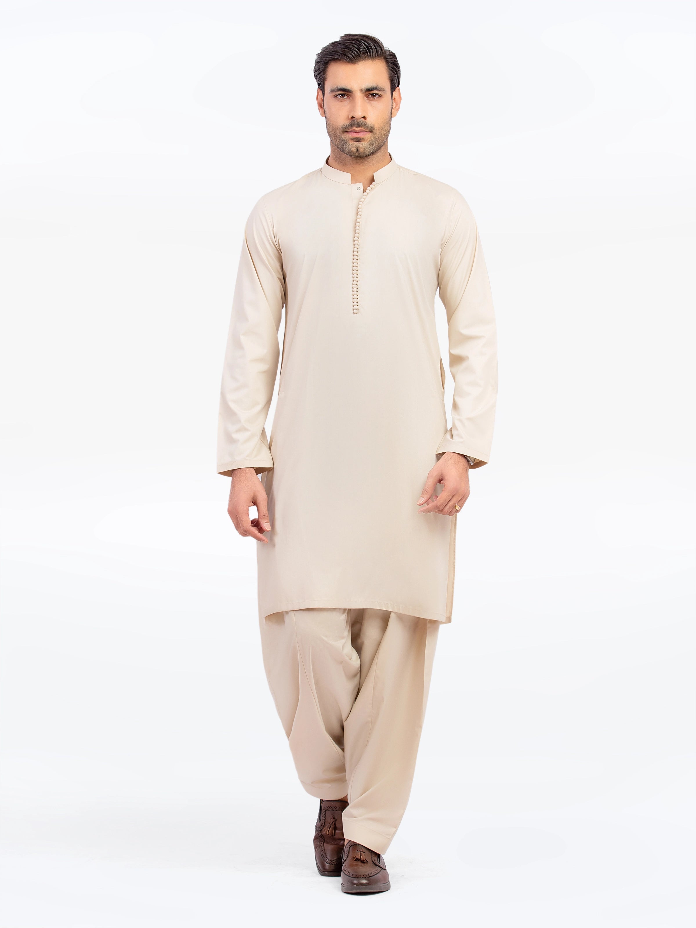 Off White Kurta Pajama Set