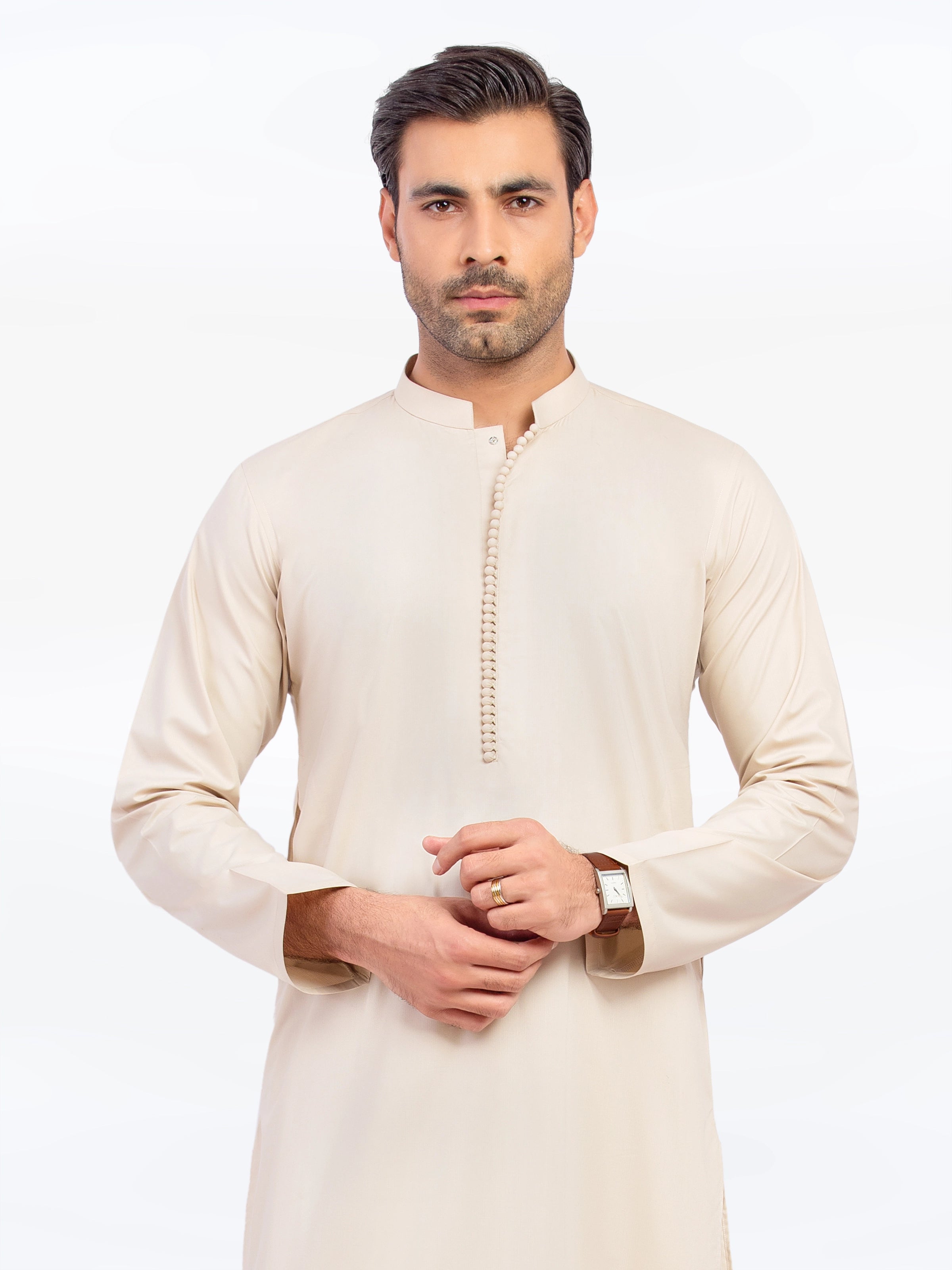 Off White Kurta Pajama Set