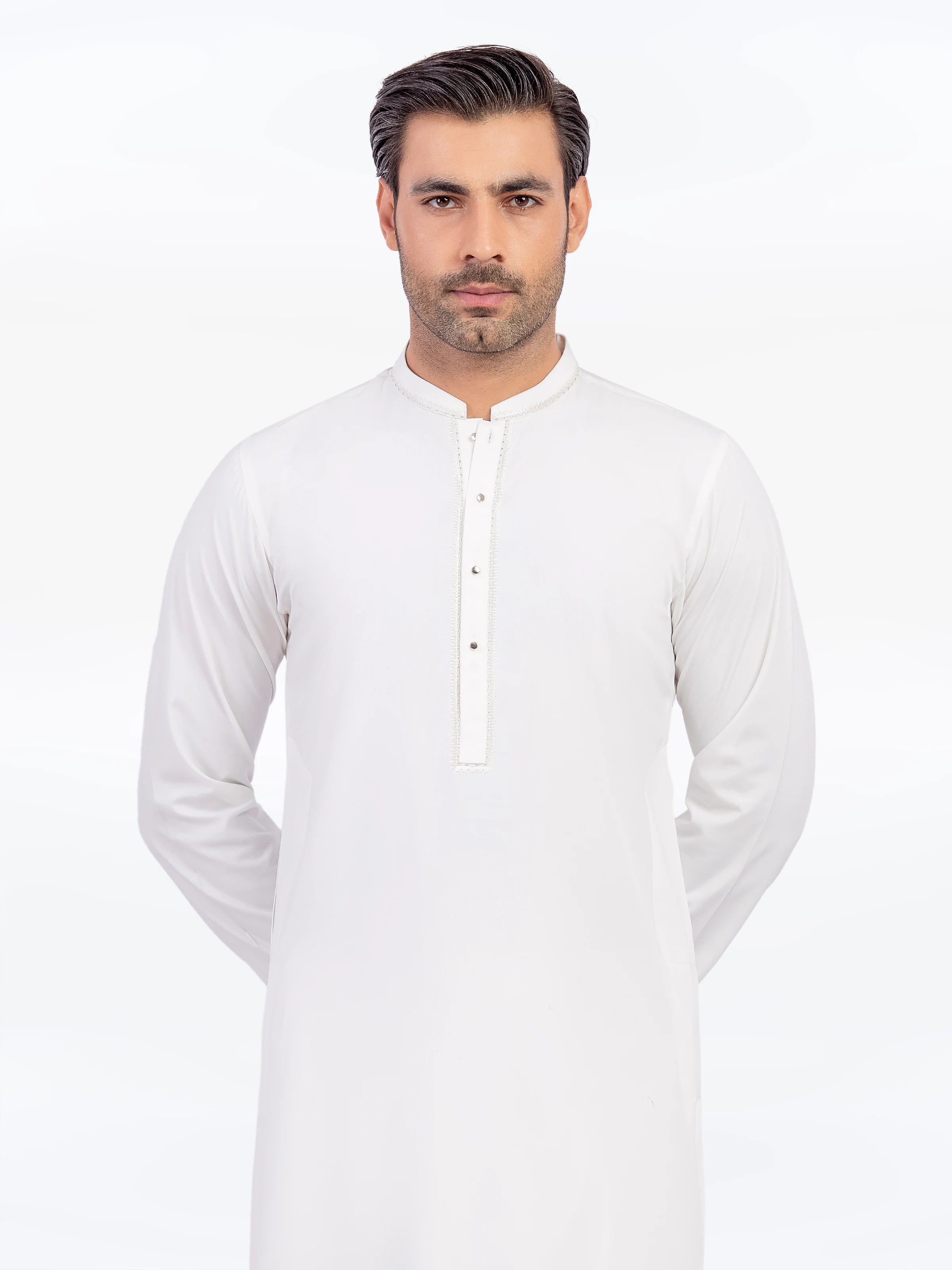 Off White Kurta Pajama Set