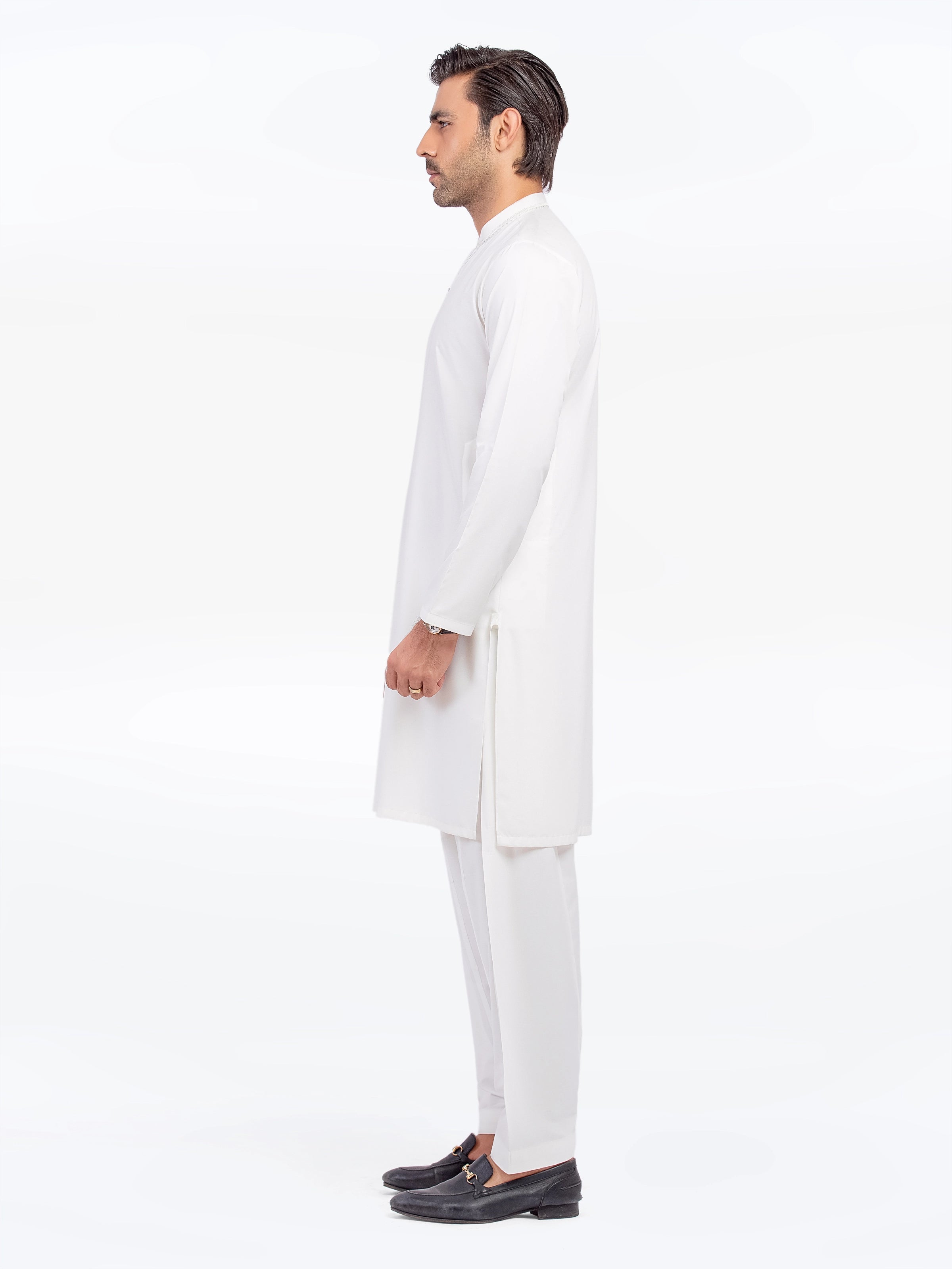 Off White Kurta Pajama Set