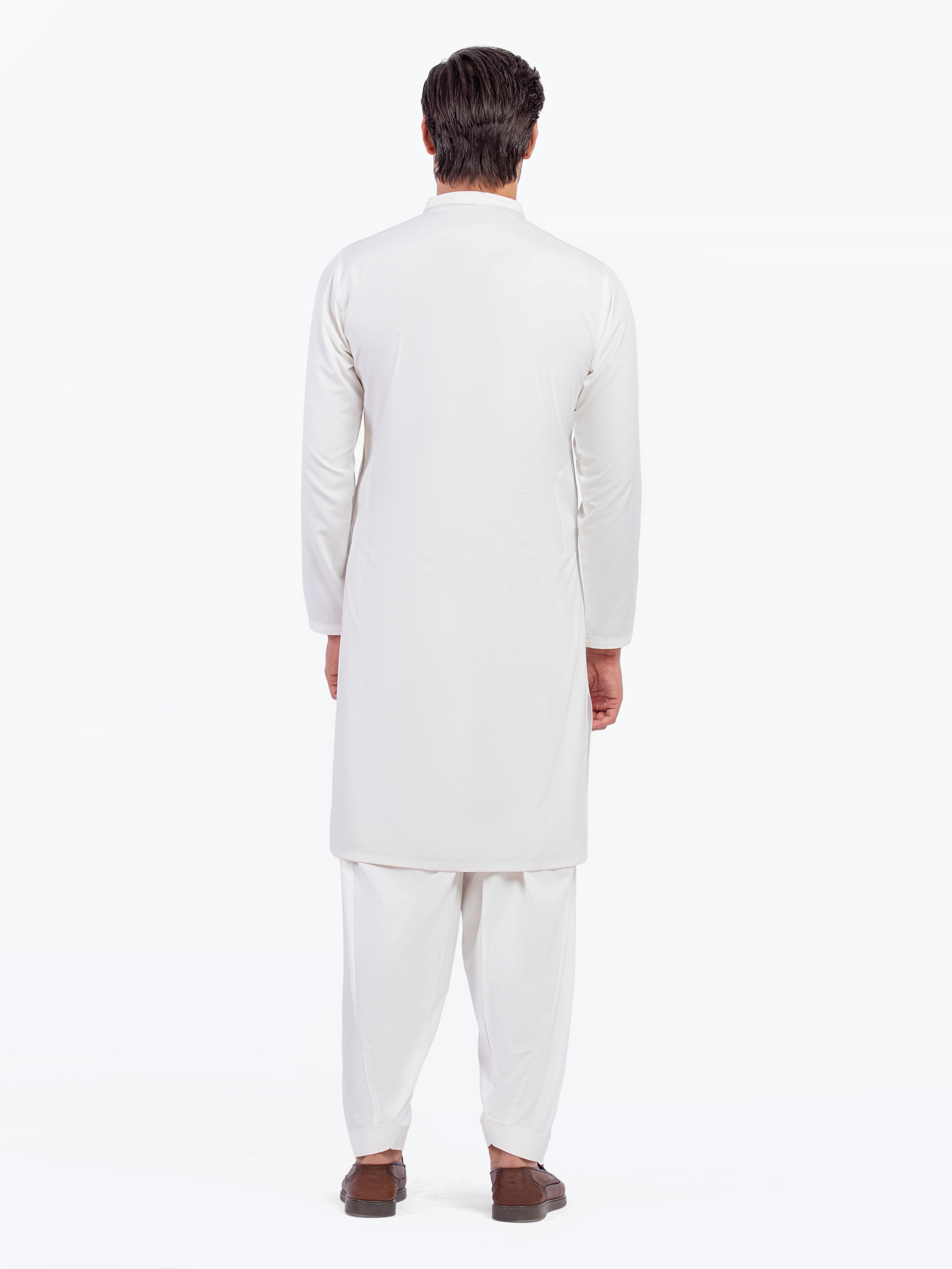 Off White Kurta Pajama Set