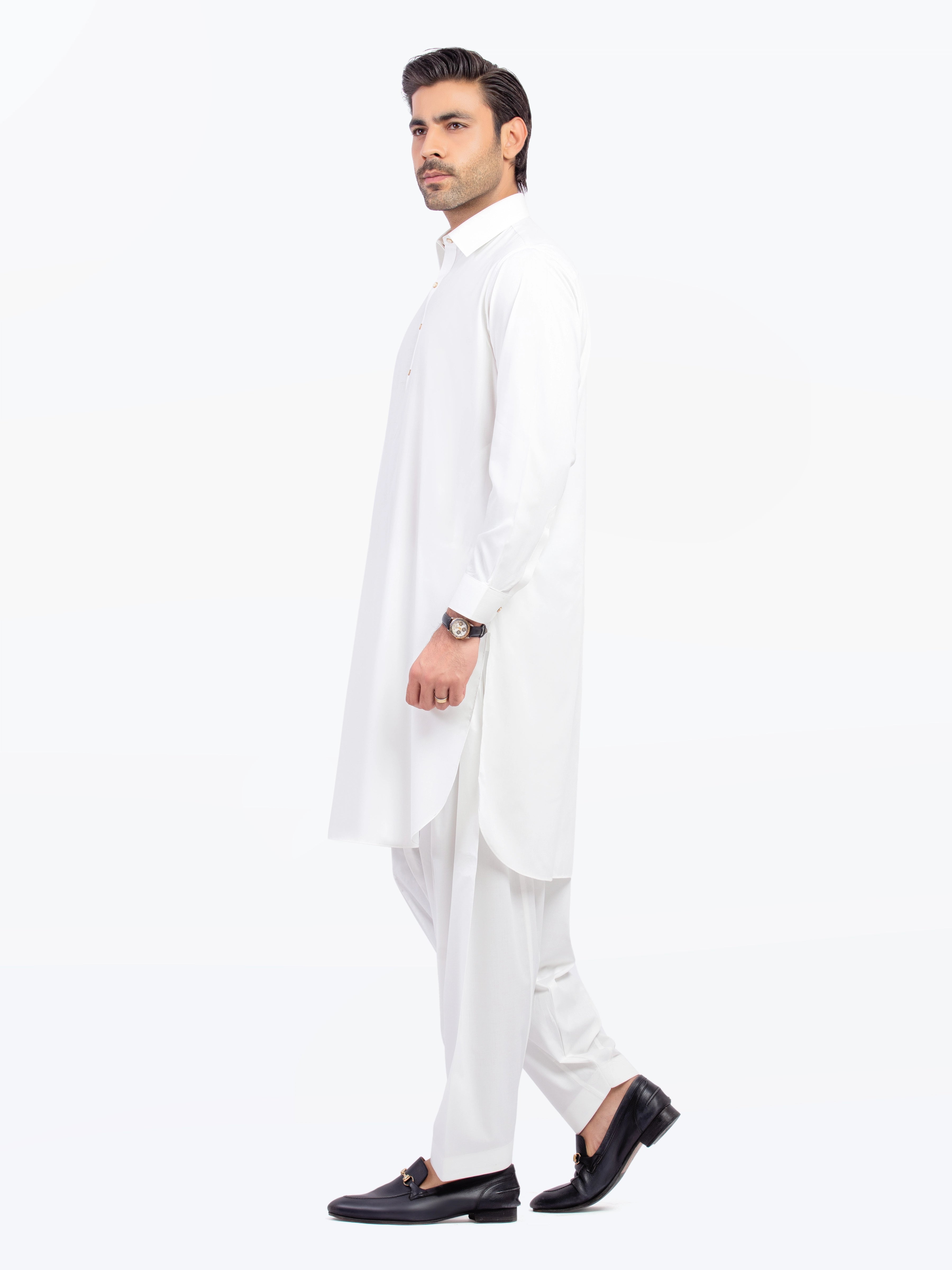 Off White Kurta Pajama Set