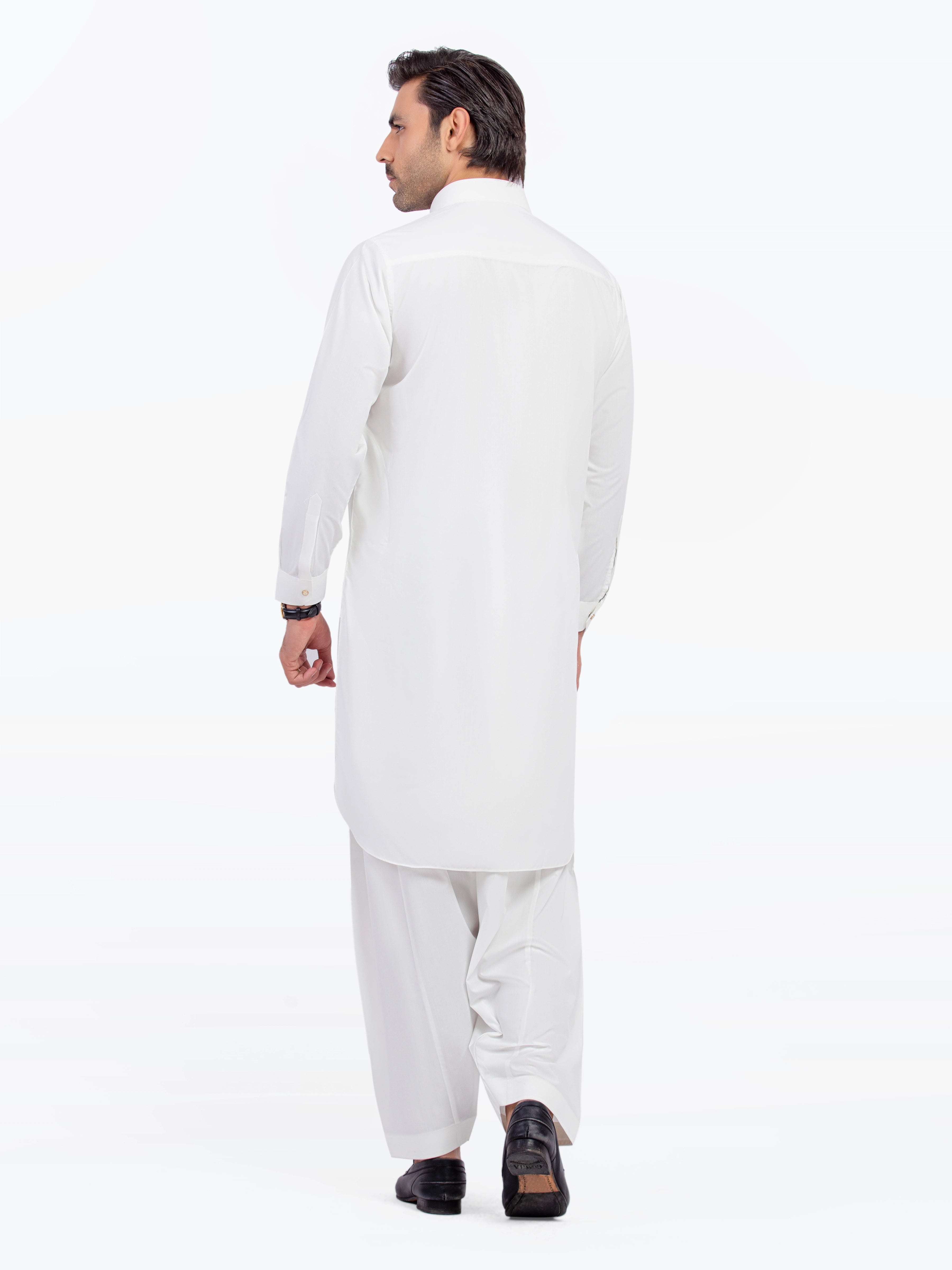 Off White Kurta Pajama Set