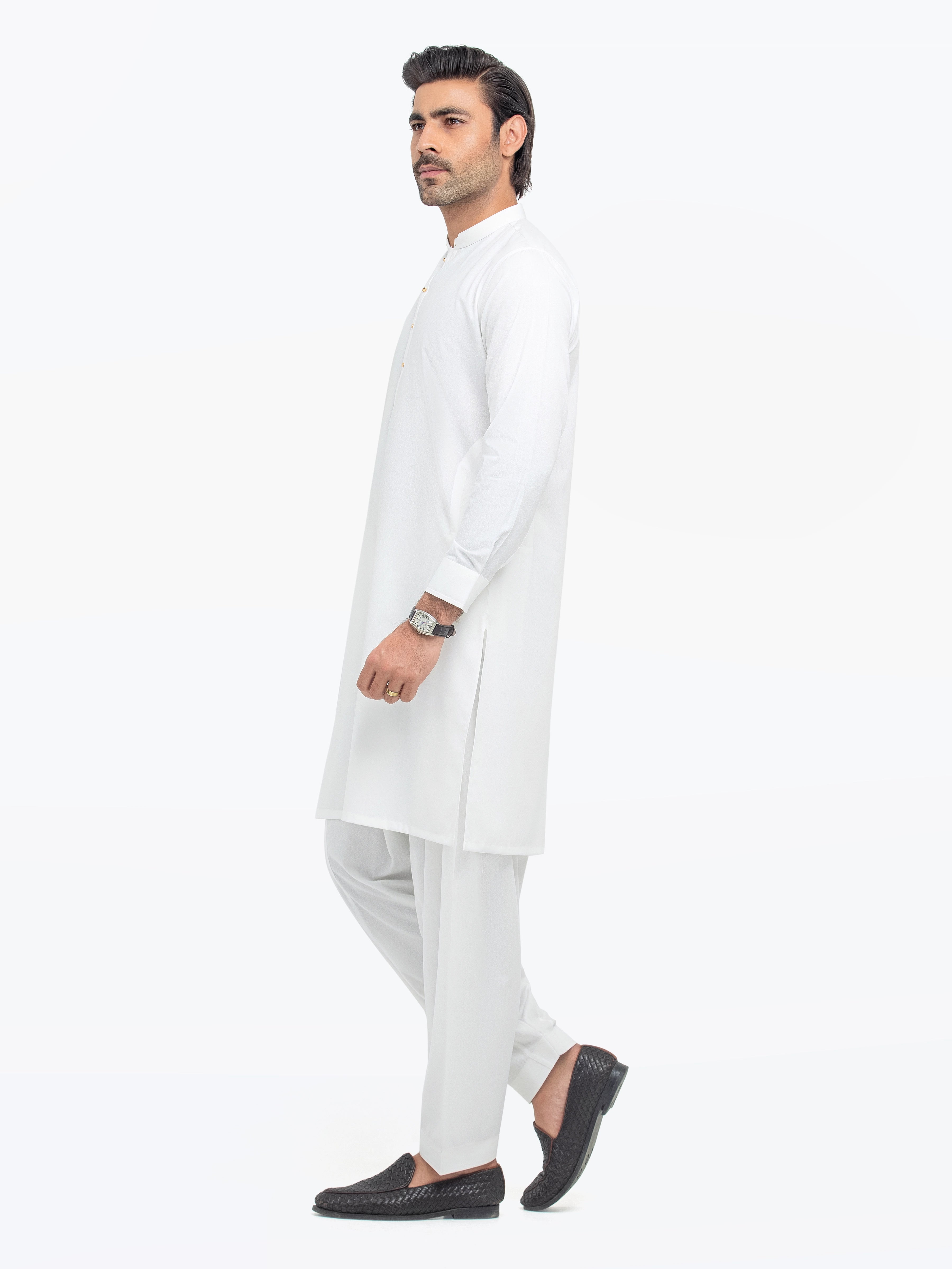 Off White Kurta Pajama Set